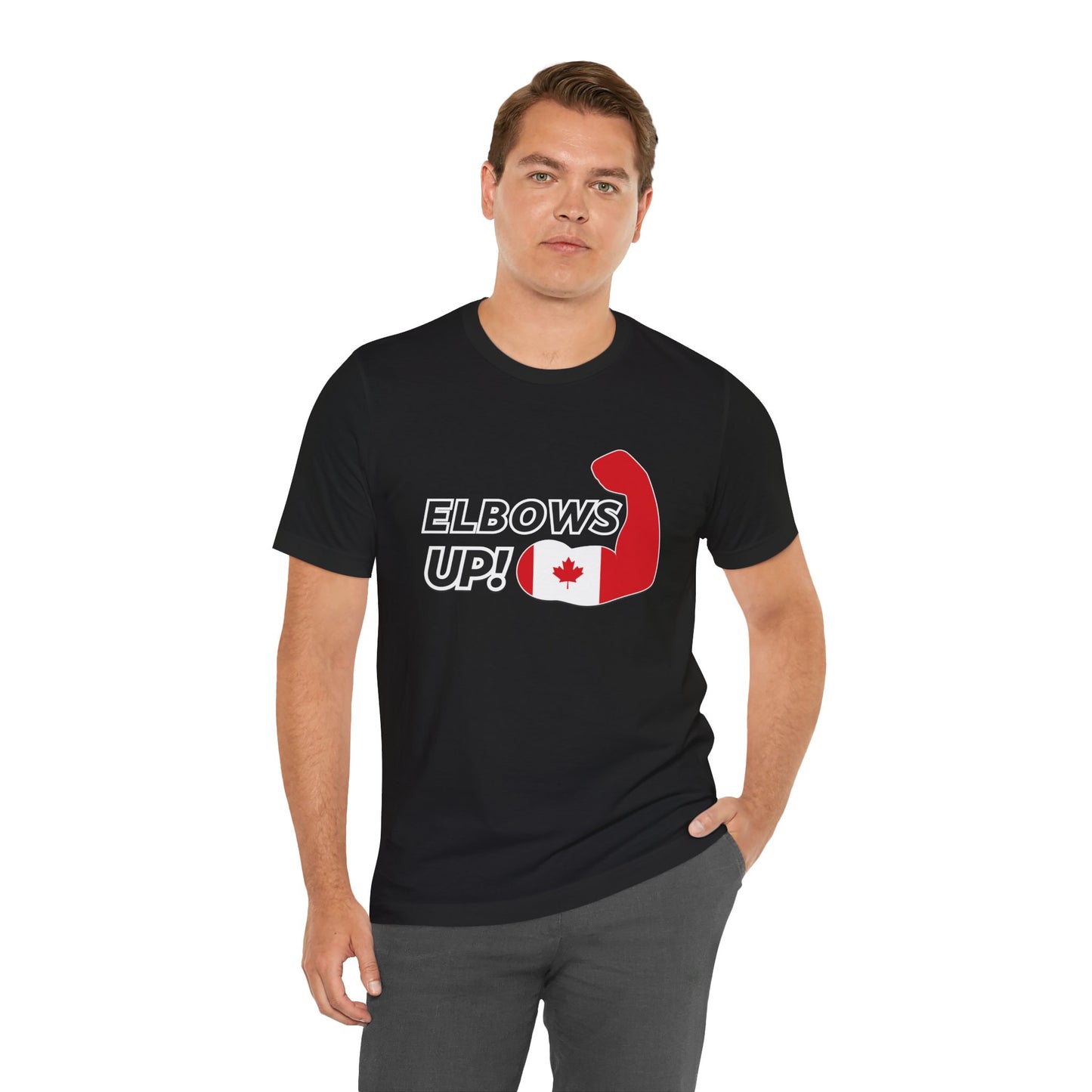 Elbows Up! (Canadian Power)  T-Shirt | Unisex