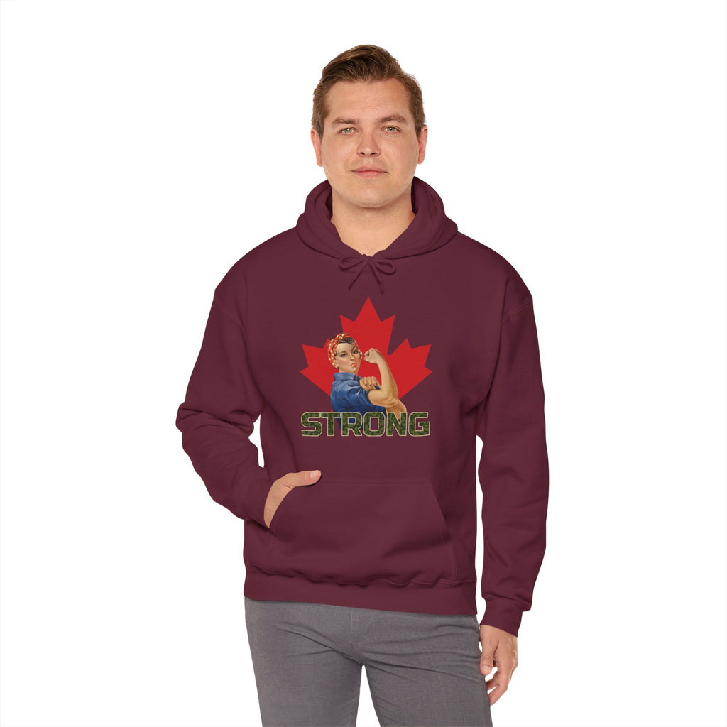 Canada Strong Woman Hoodie
