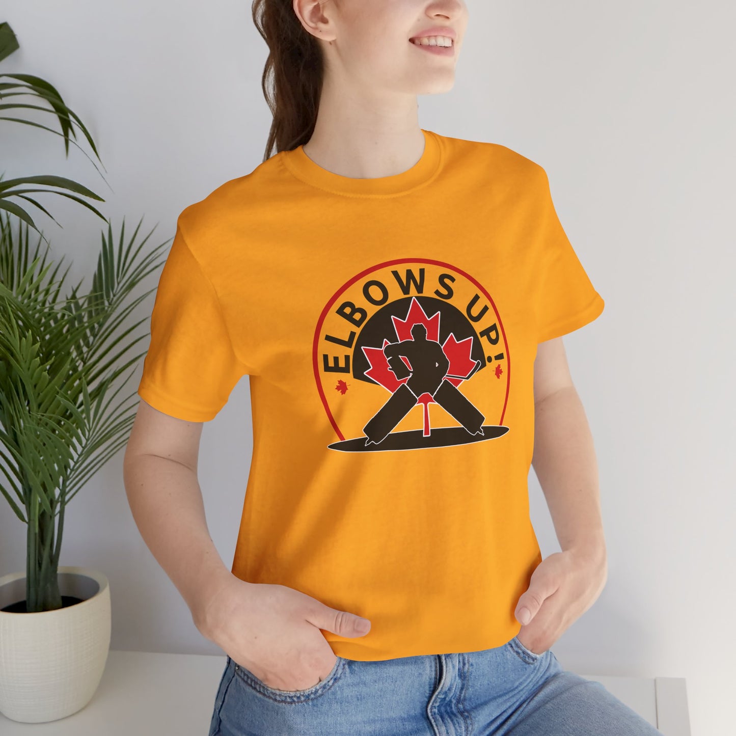 Elbows Up! (Hockey) T-Shirt | Unisex