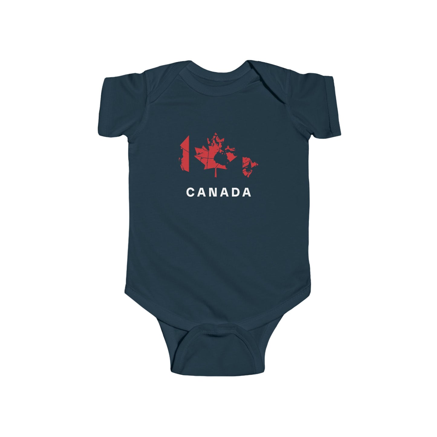 Map of Canada Baby Onesie