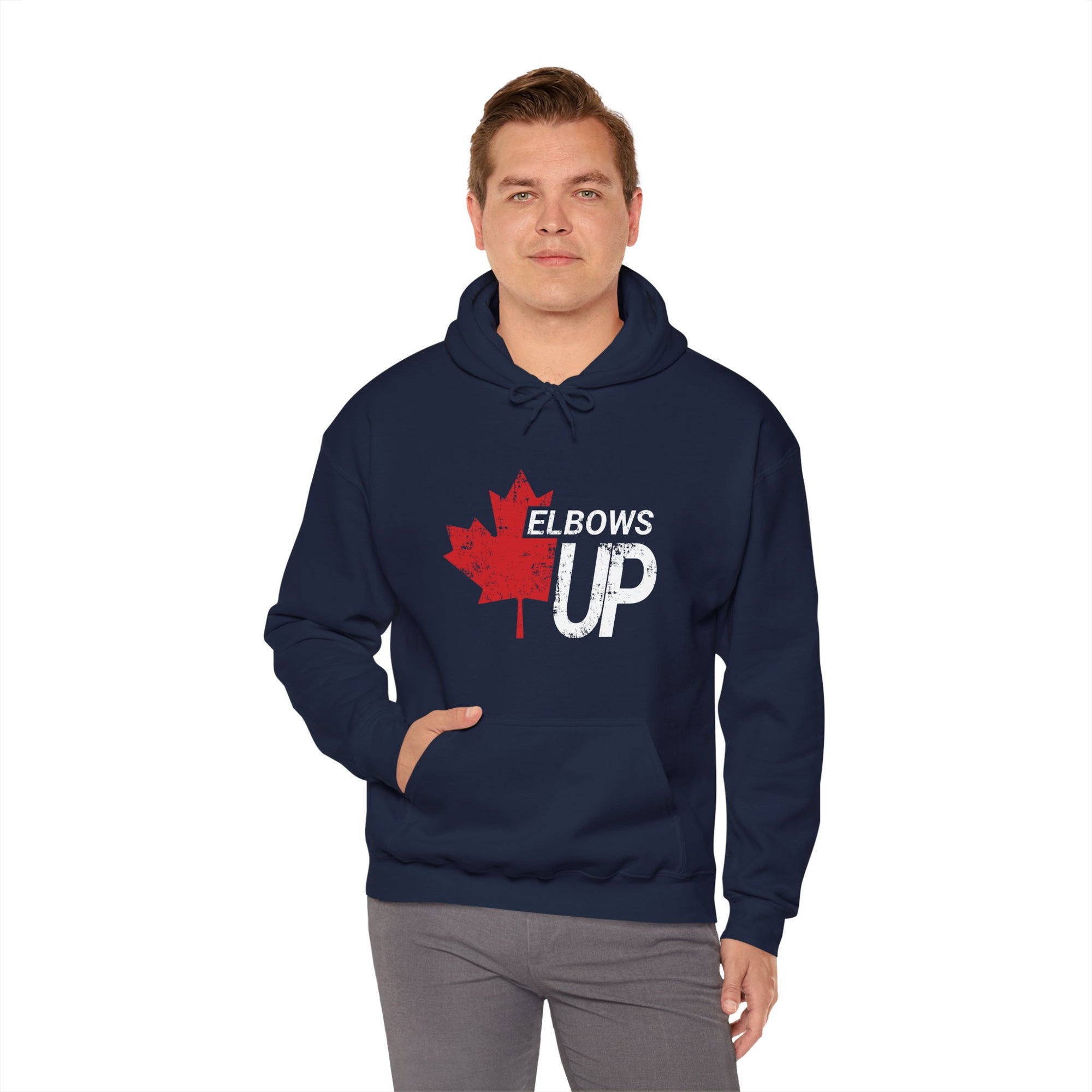 Elbows Up! (Maple Grunge) Hoodie