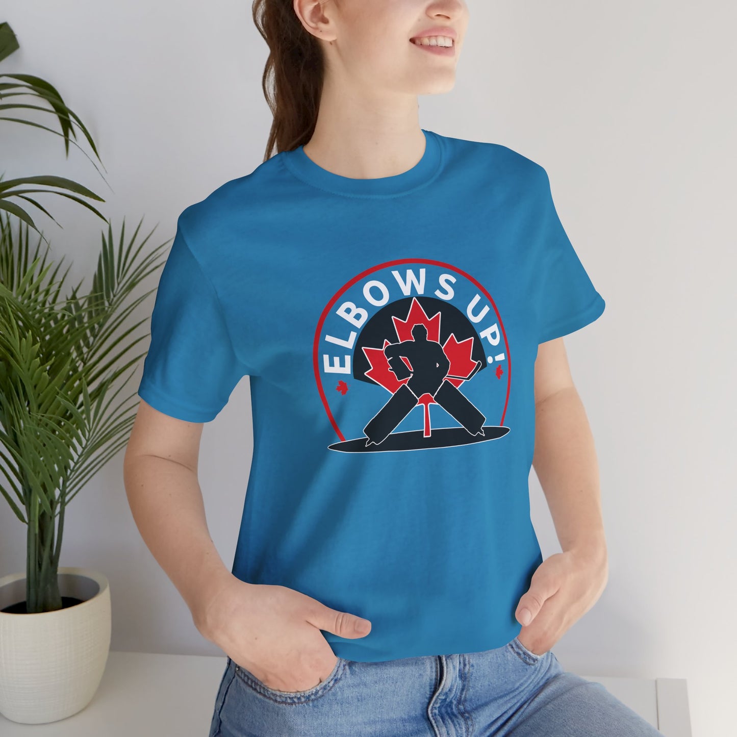 Elbows Up! (Hockey) T-Shirt | Unisex