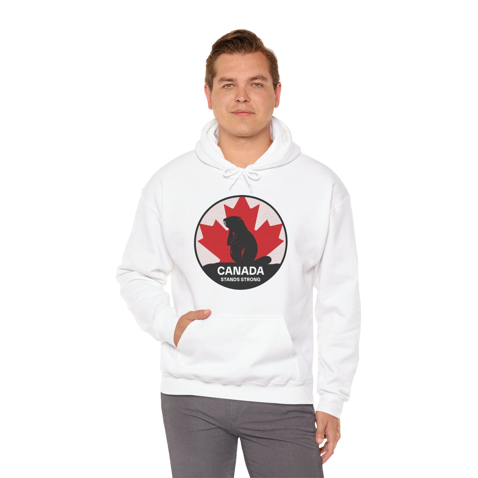 Canada Stands Strong Beaver Hoodie