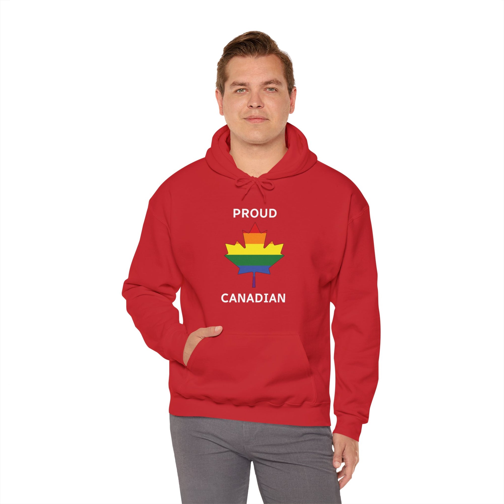 Proud Canadian Maple Leaf Hoodie