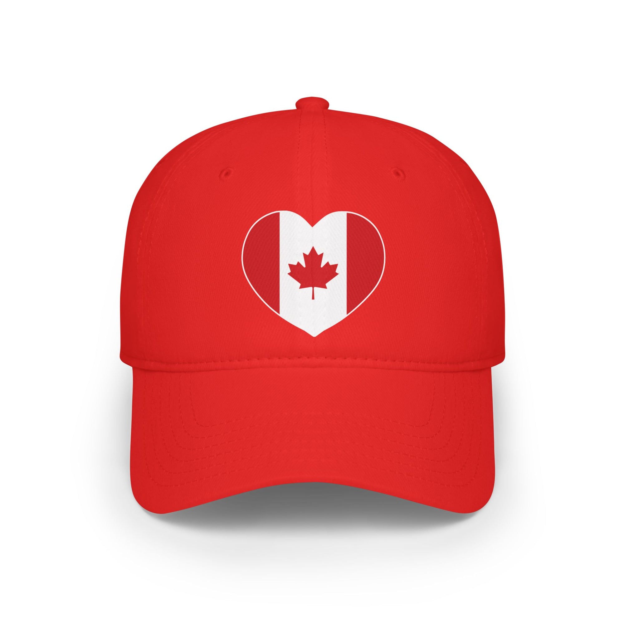 Canada Flag Heart Baseball Cap