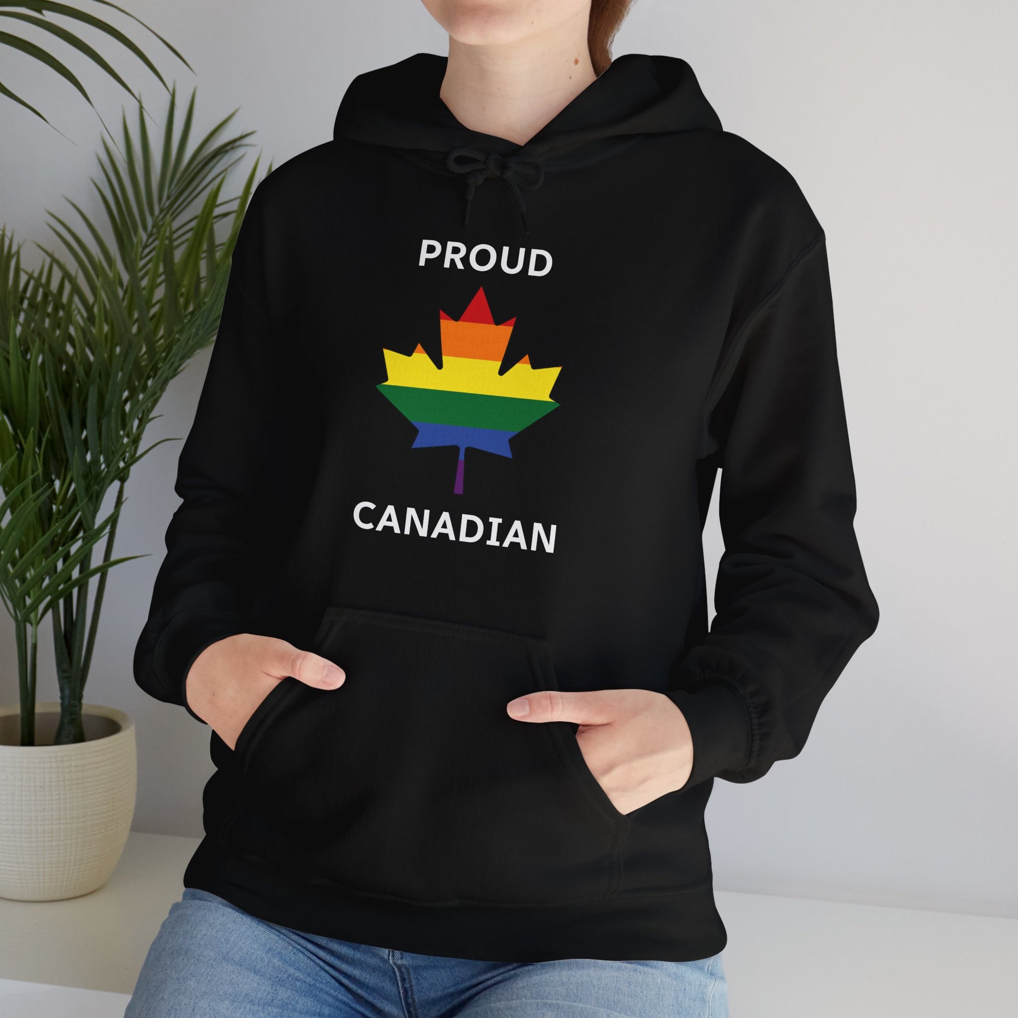 Proud Canadian Maple Leaf Hoodie