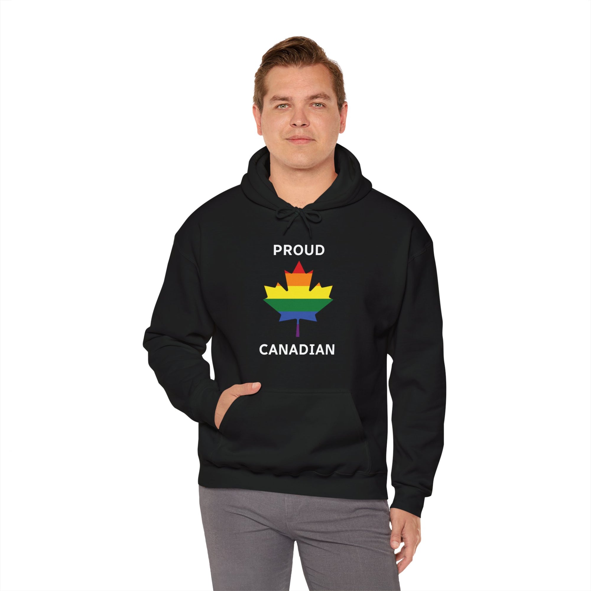 Proud Canadian Maple Leaf Hoodie