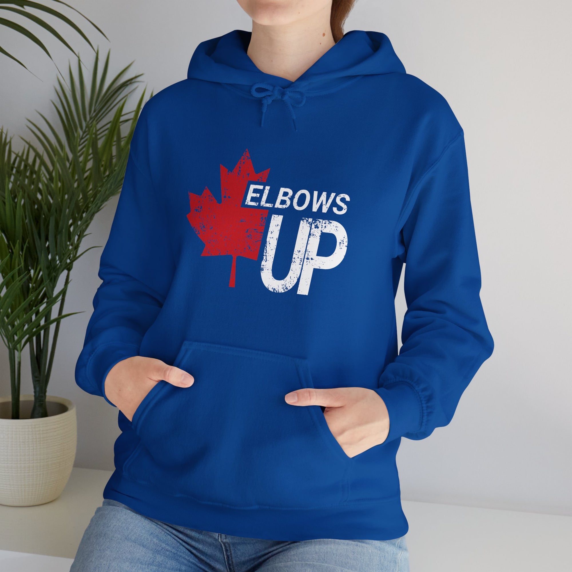Elbows Up! (Maple Grunge) Hoodie