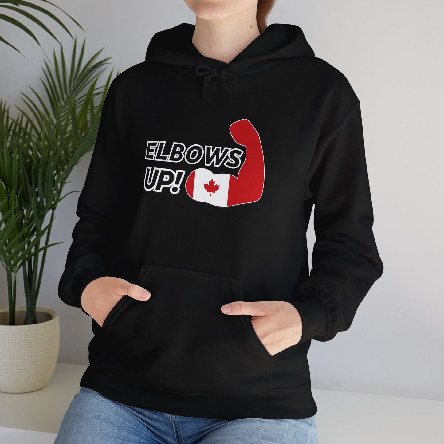 Elbows Up! (Canadian Power) Hoodie | Unisex