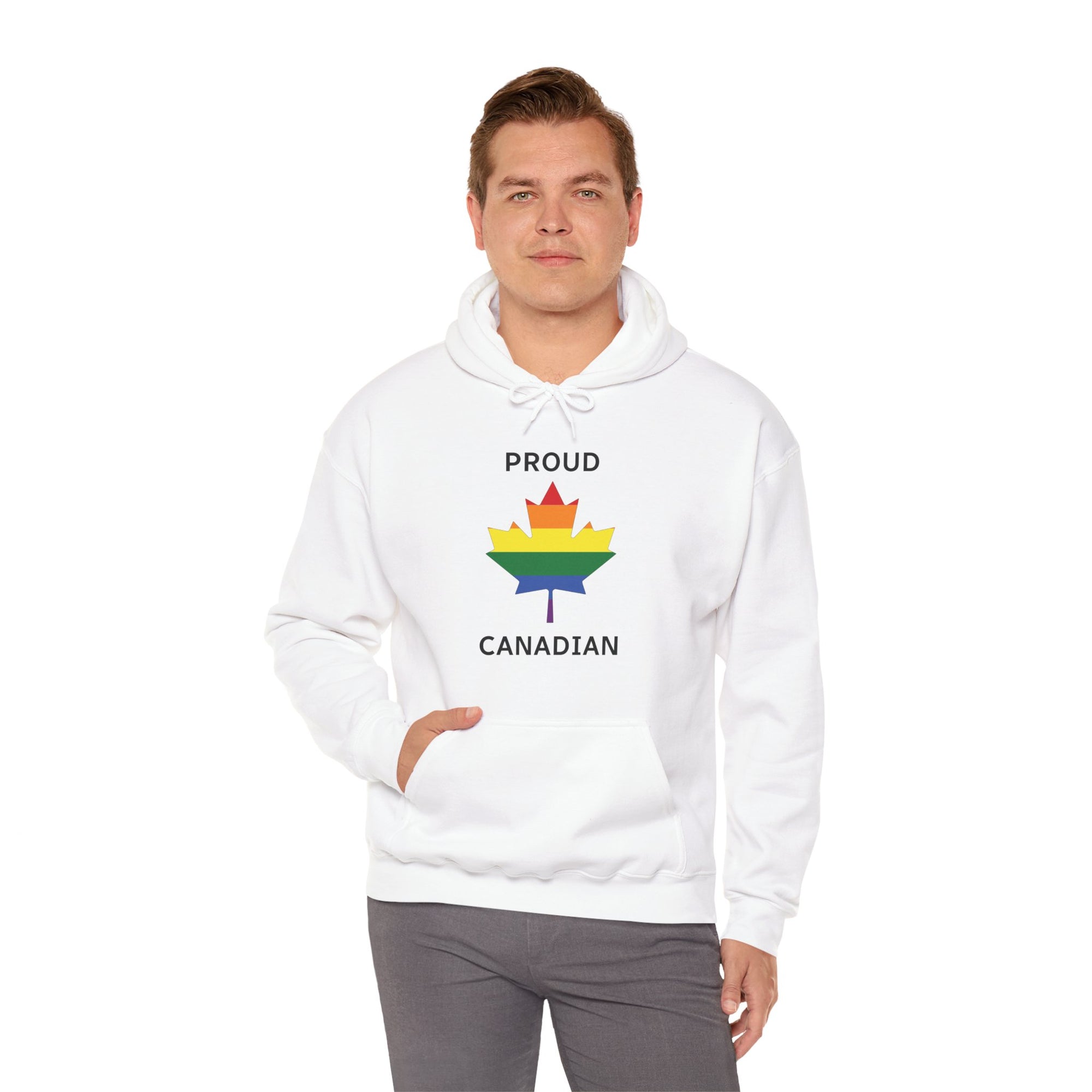 Proud Canadian Maple Leaf Hoodie