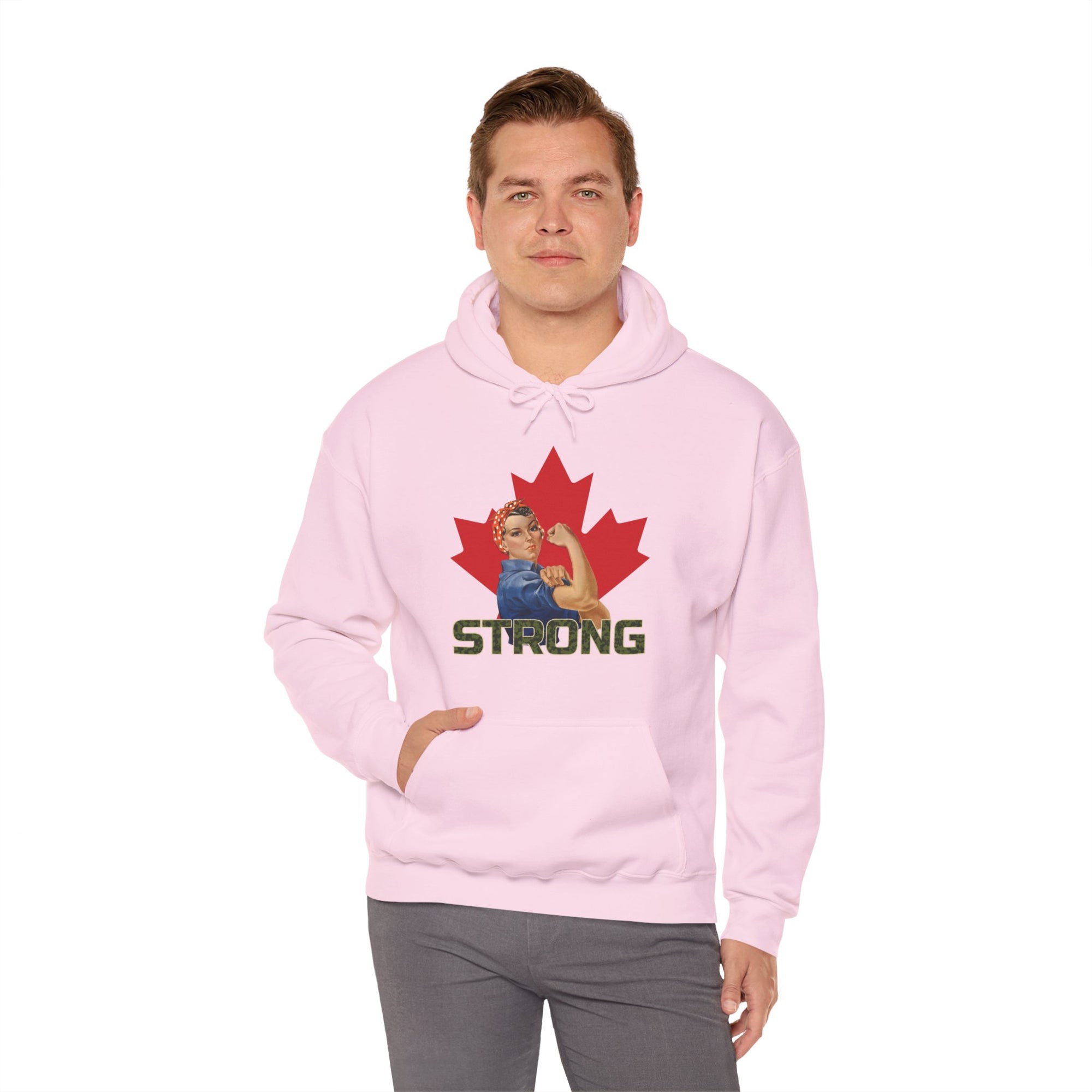 Canada Strong Woman Hoodie