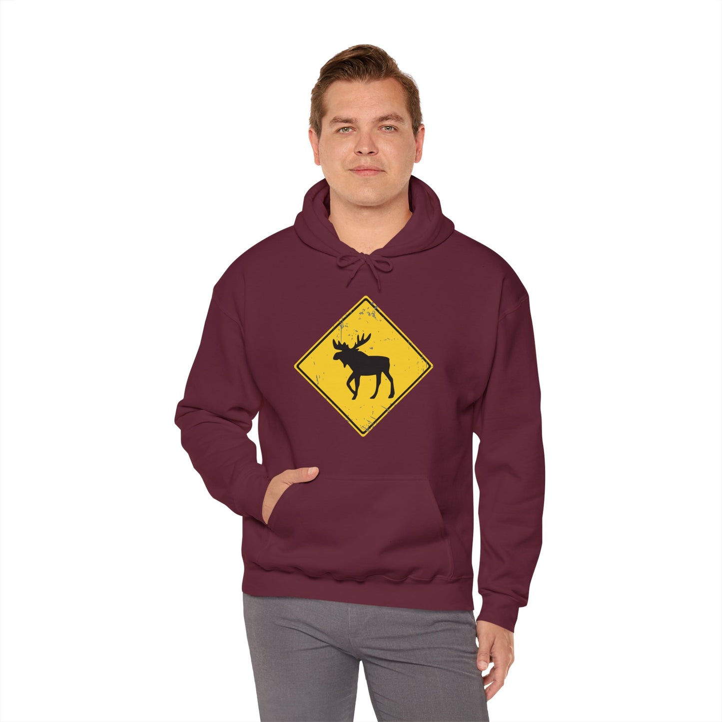Moose Crossing Hoodie
