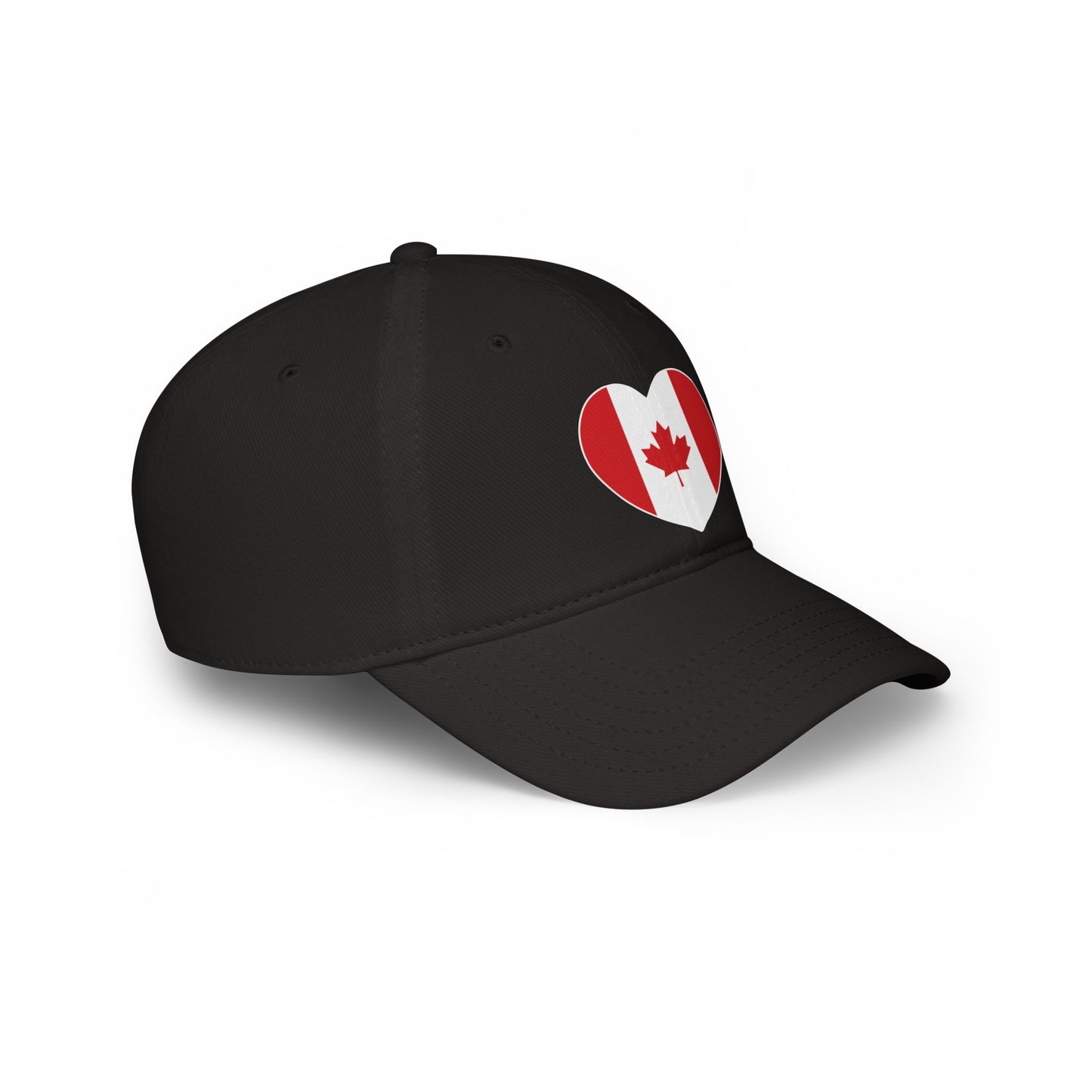 Canada Flag Heart Baseball Cap
