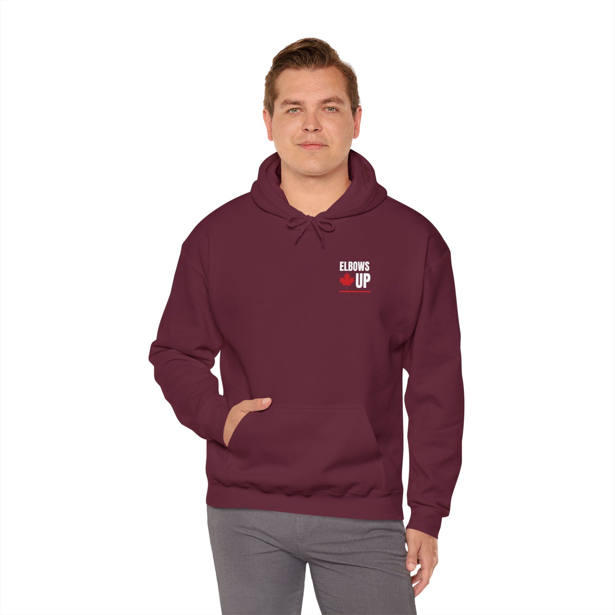 Elbows Up! (Badge) Hoodie