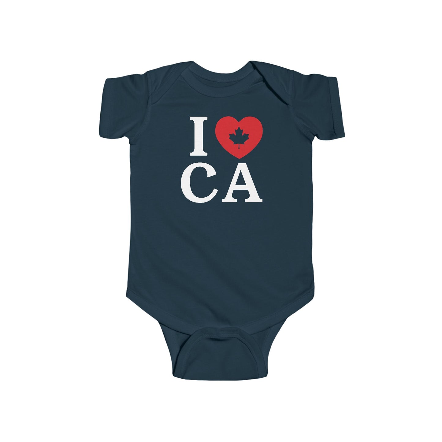 I Love Canada Baby Onesie