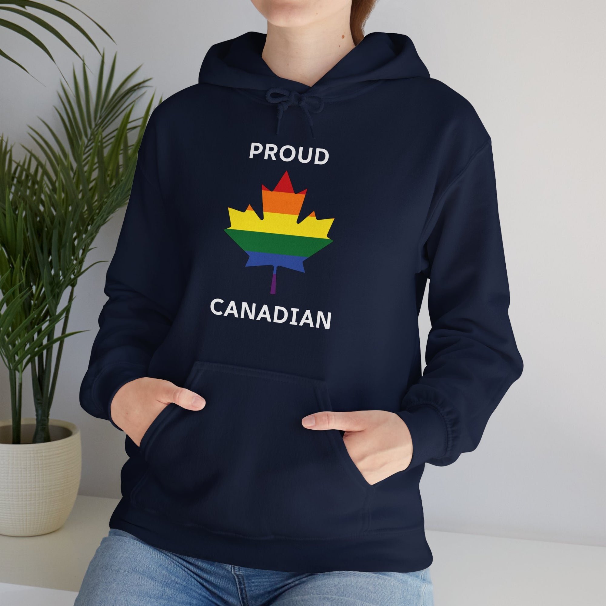 Proud Canadian Maple Leaf Hoodie
