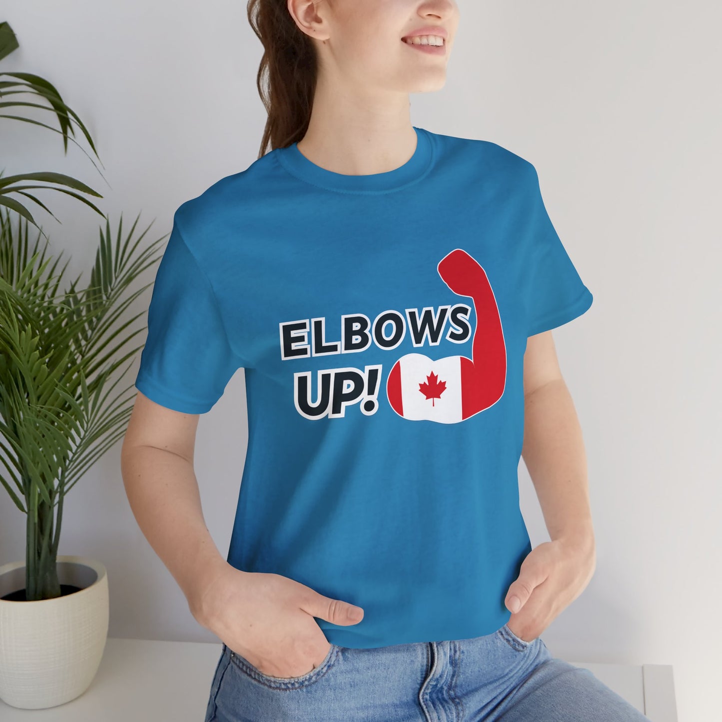 Elbows Up! (Canadian Power)  T-Shirt | Unisex