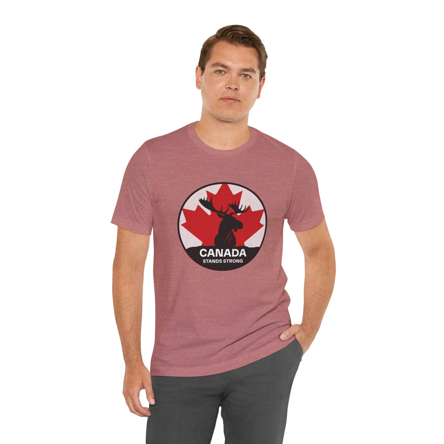 Canada Stands Strong (Moose) T-Shirt | Unisex