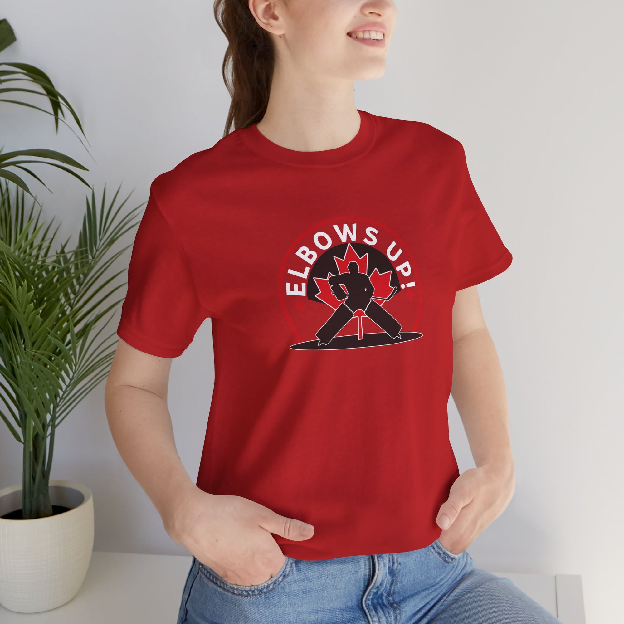 Elbows Up! (Hockey) T-Shirt