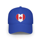 Canada Flag Heart Baseball Cap