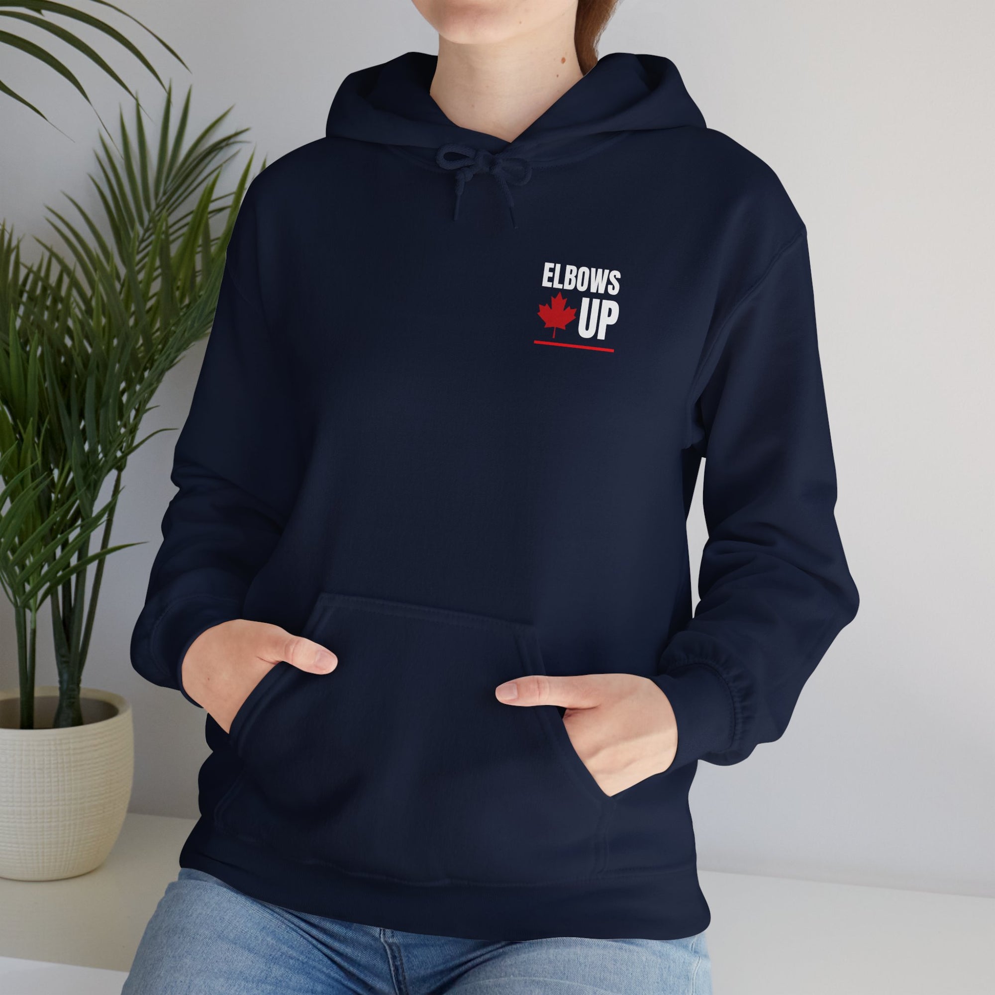 Elbows Up! (Badge) Hoodie