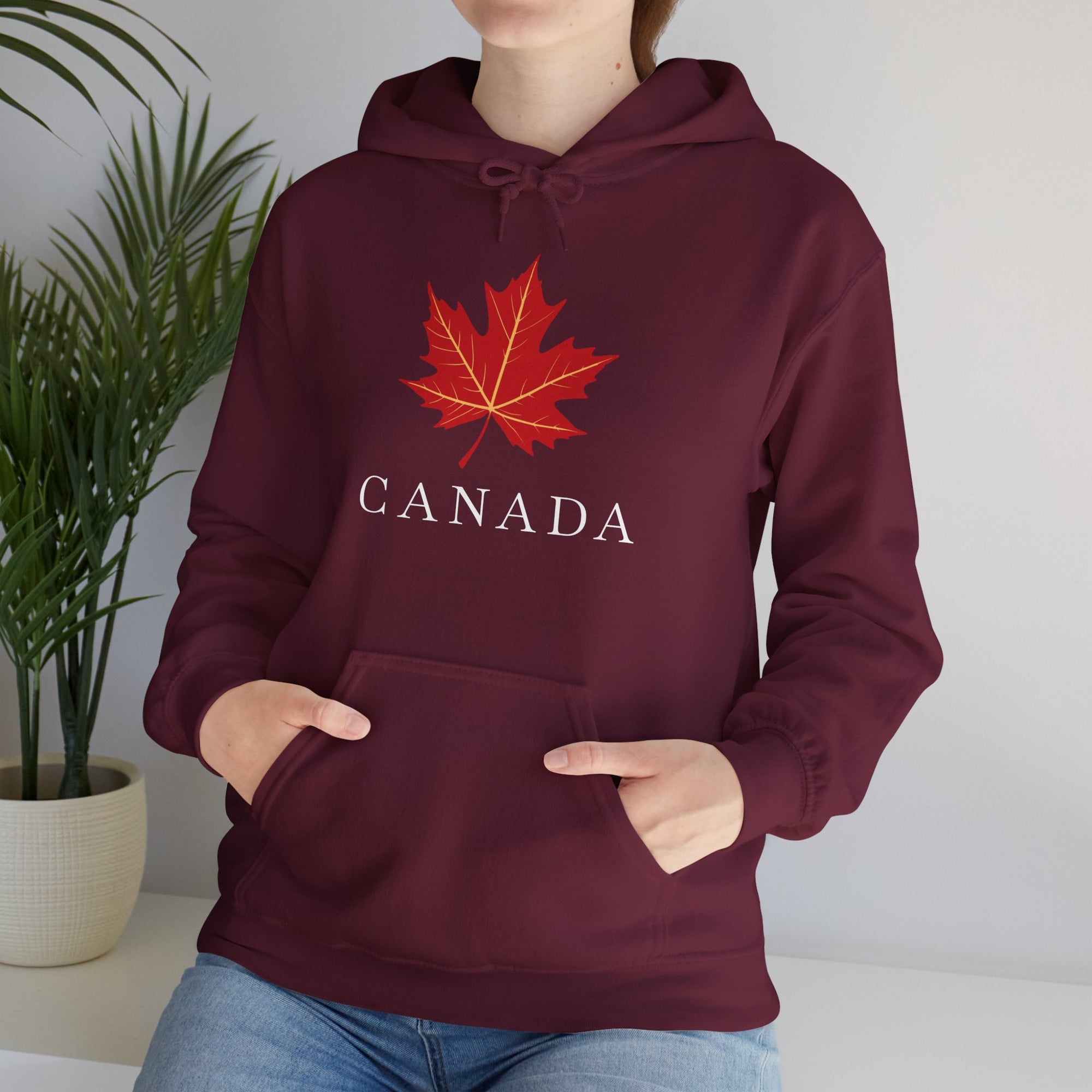 Elegant Maple Leaf Hoodie