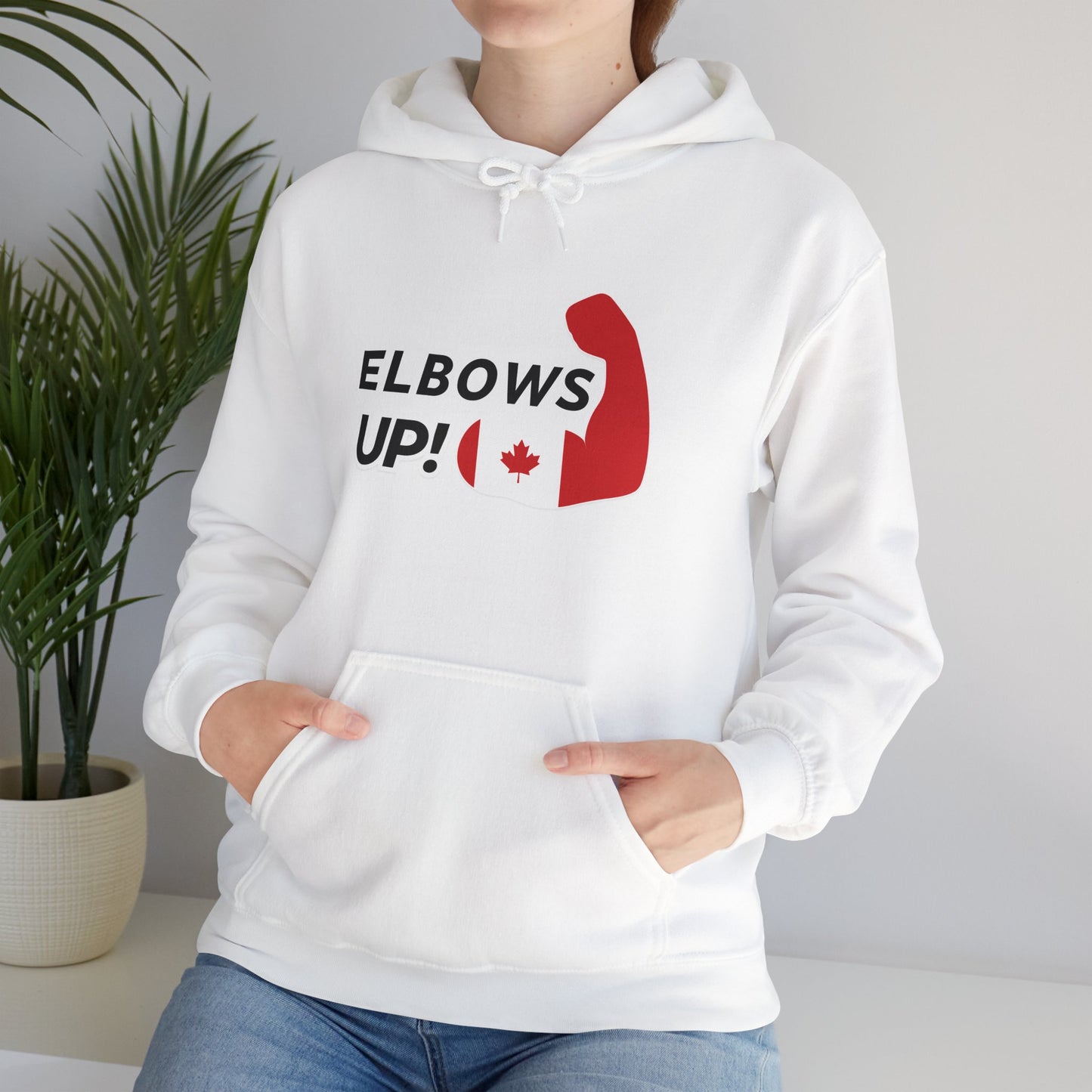 Elbows Up! (Canadian Power) Hoodie | Unisex