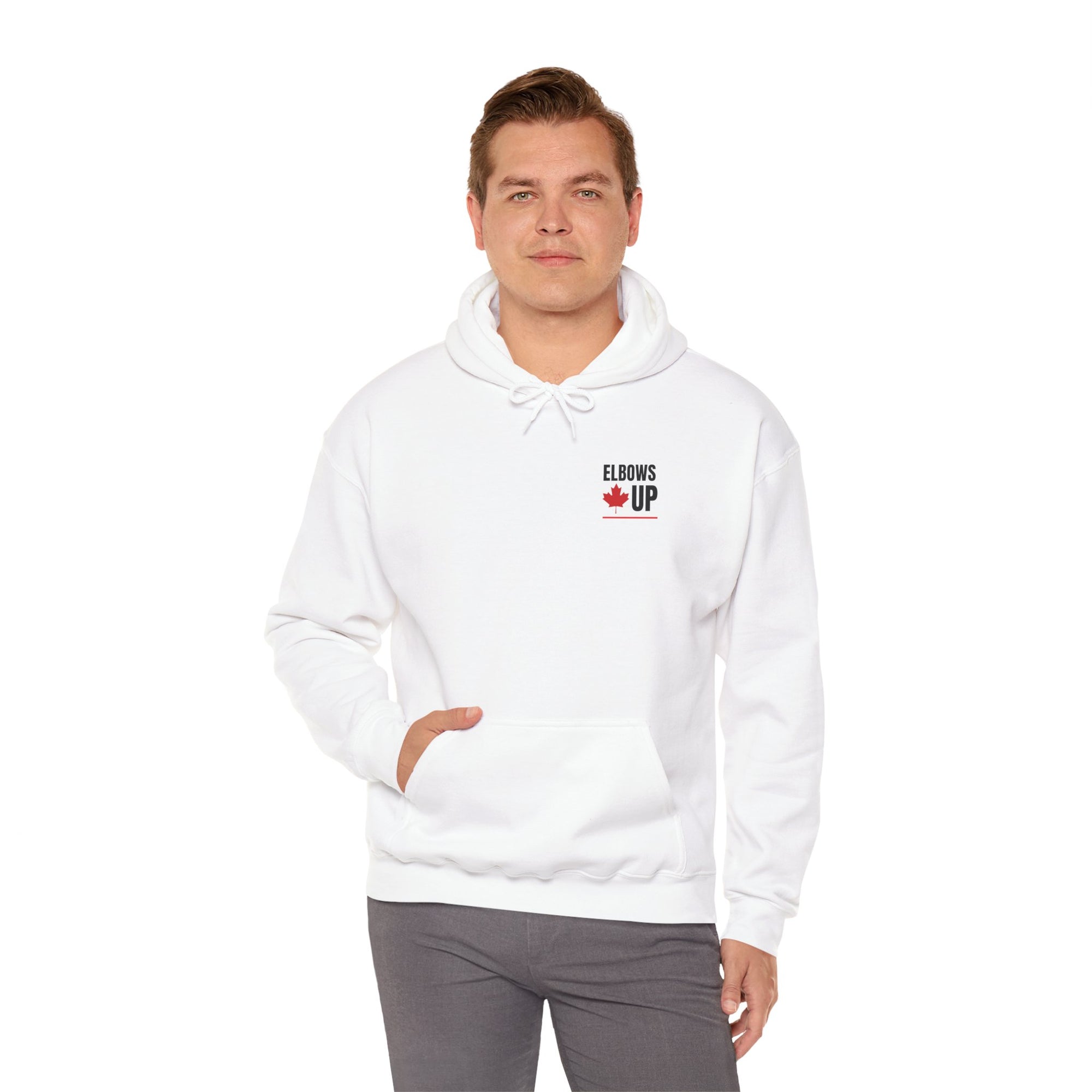 Elbows Up! (Badge) Hoodie