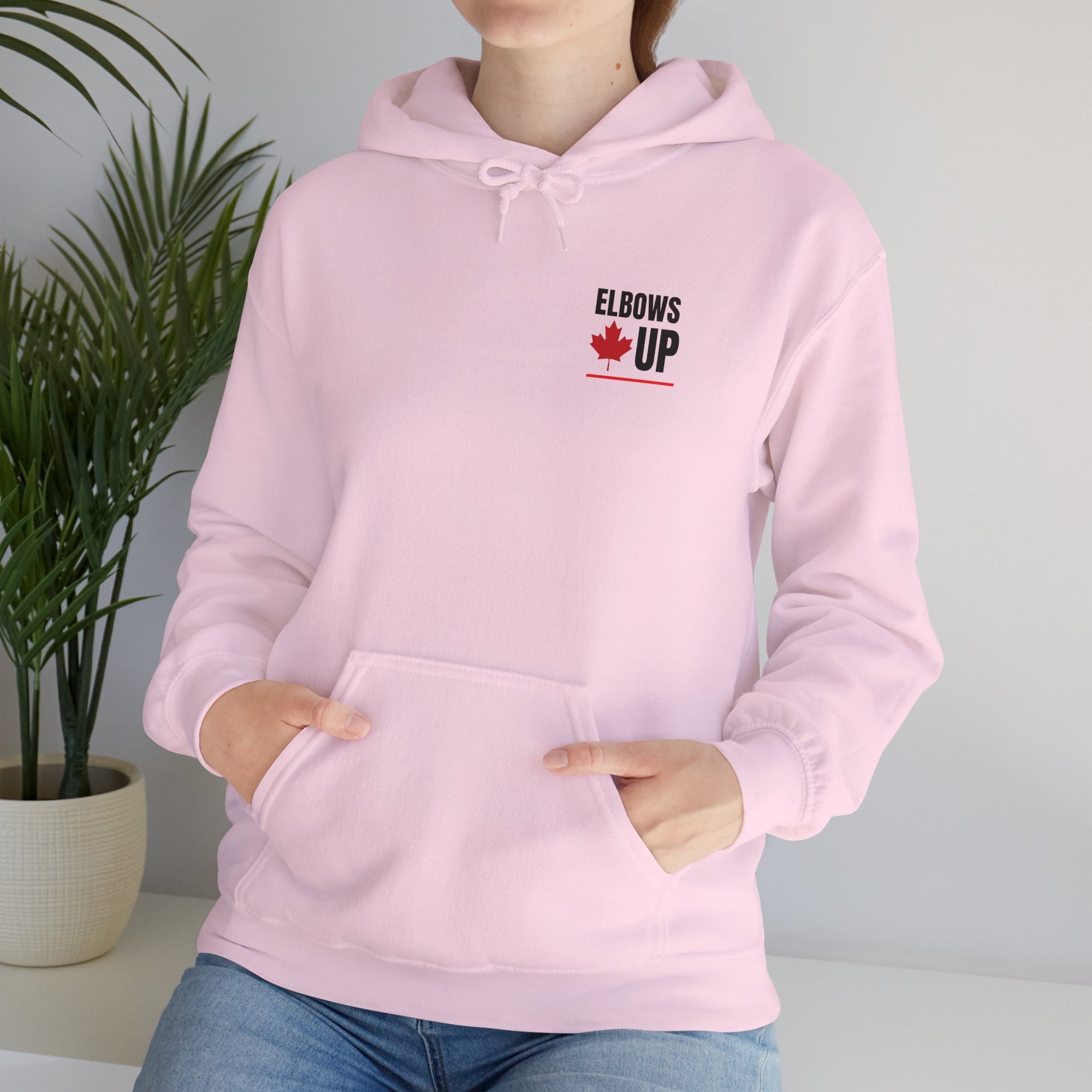 Elbows Up! (Badge) Hoodie