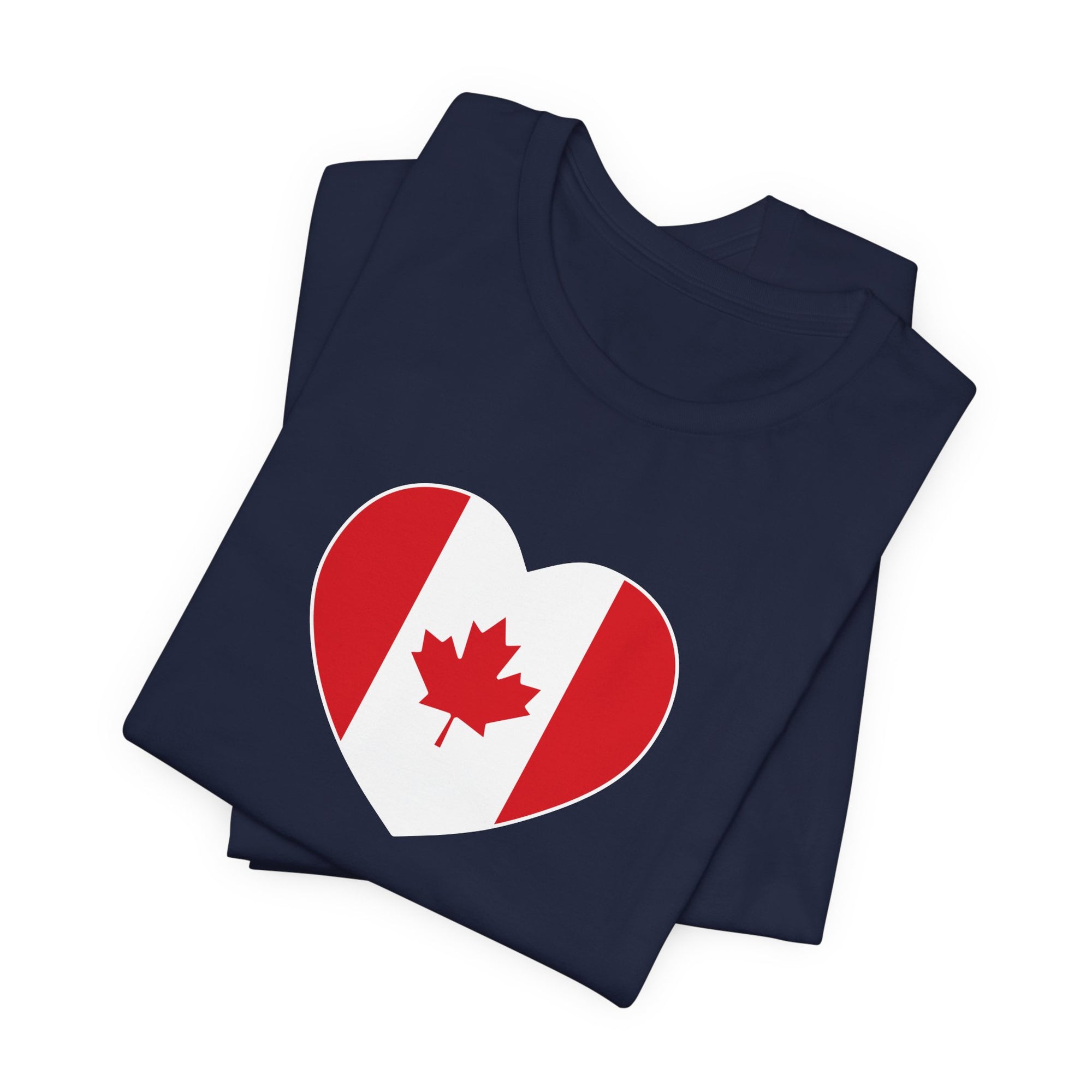 Canada Flag Heart T-Shirt