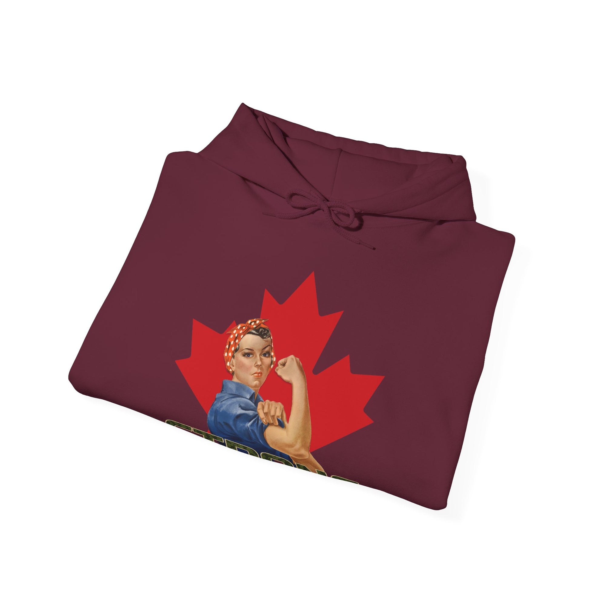 Canada Strong Woman Hoodie