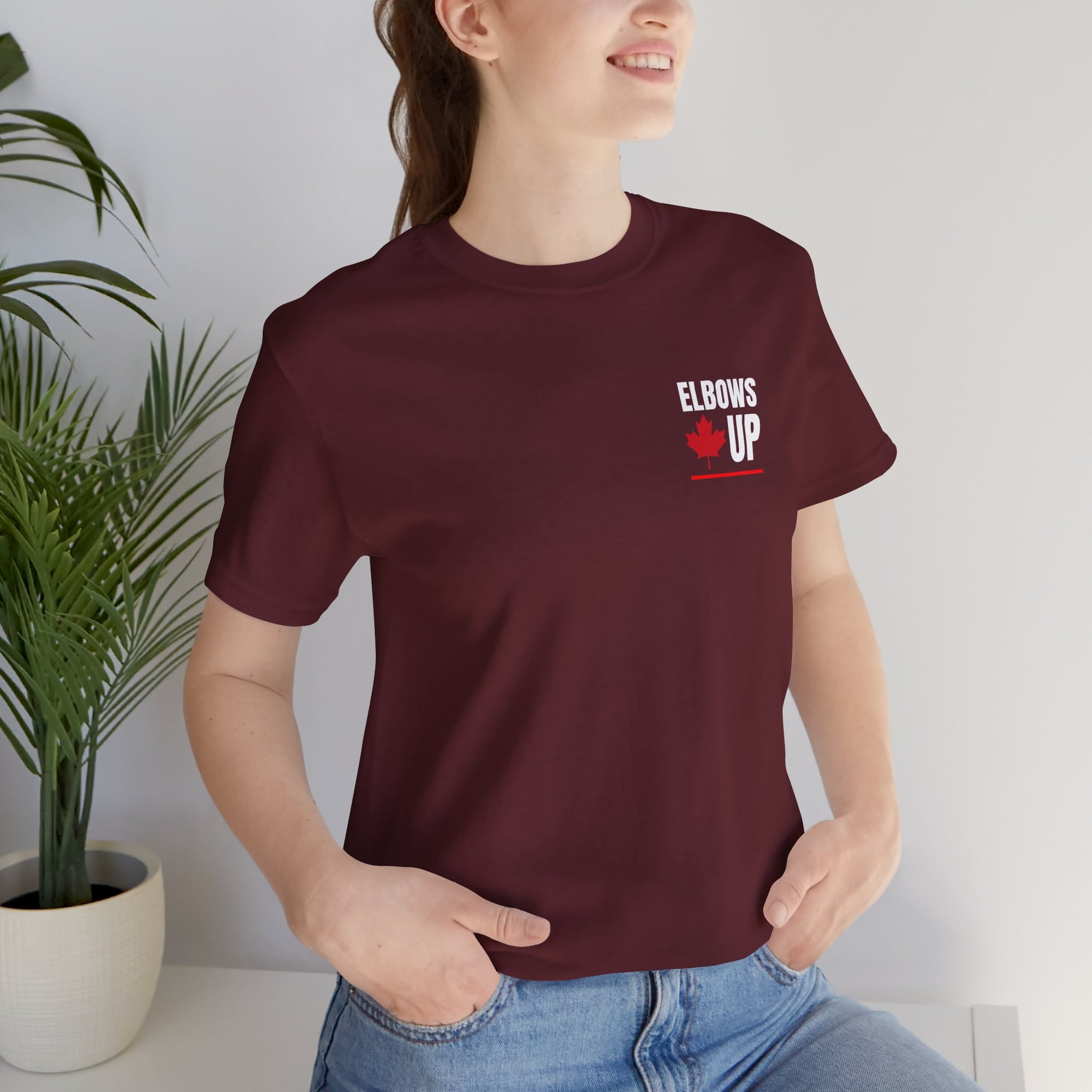 Elbows Up! (Badge) T-Shirt