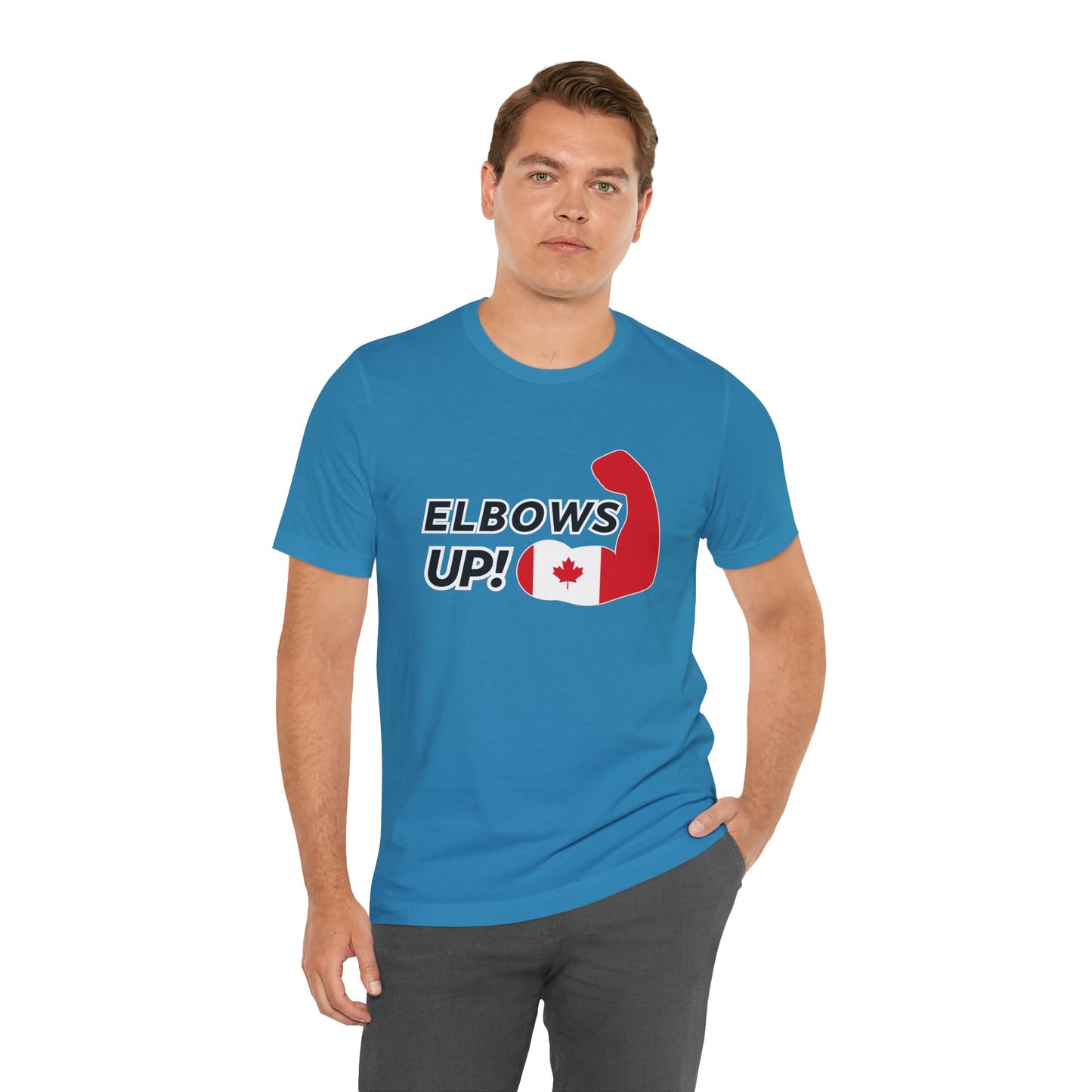 Elbows Up! (Canadian Power)  T-Shirt | Unisex