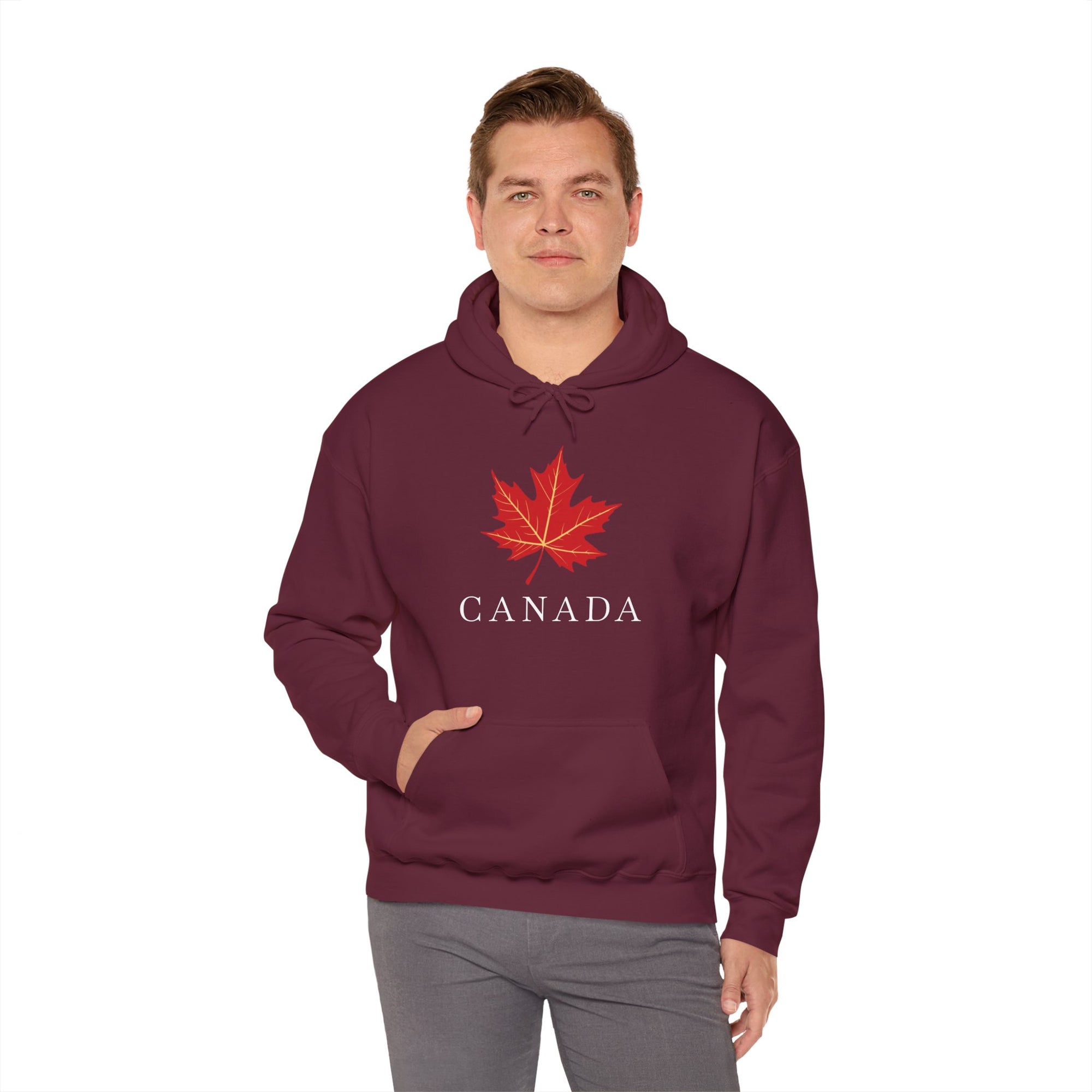 Elegant Maple Leaf Hoodie