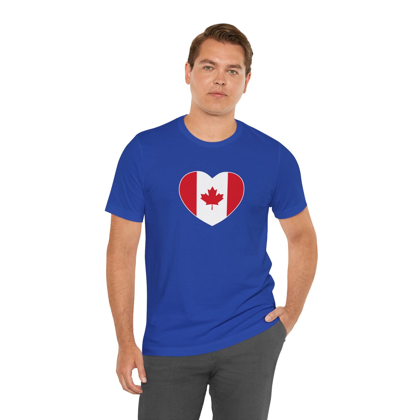 Canada Flag Heart T-Shirt