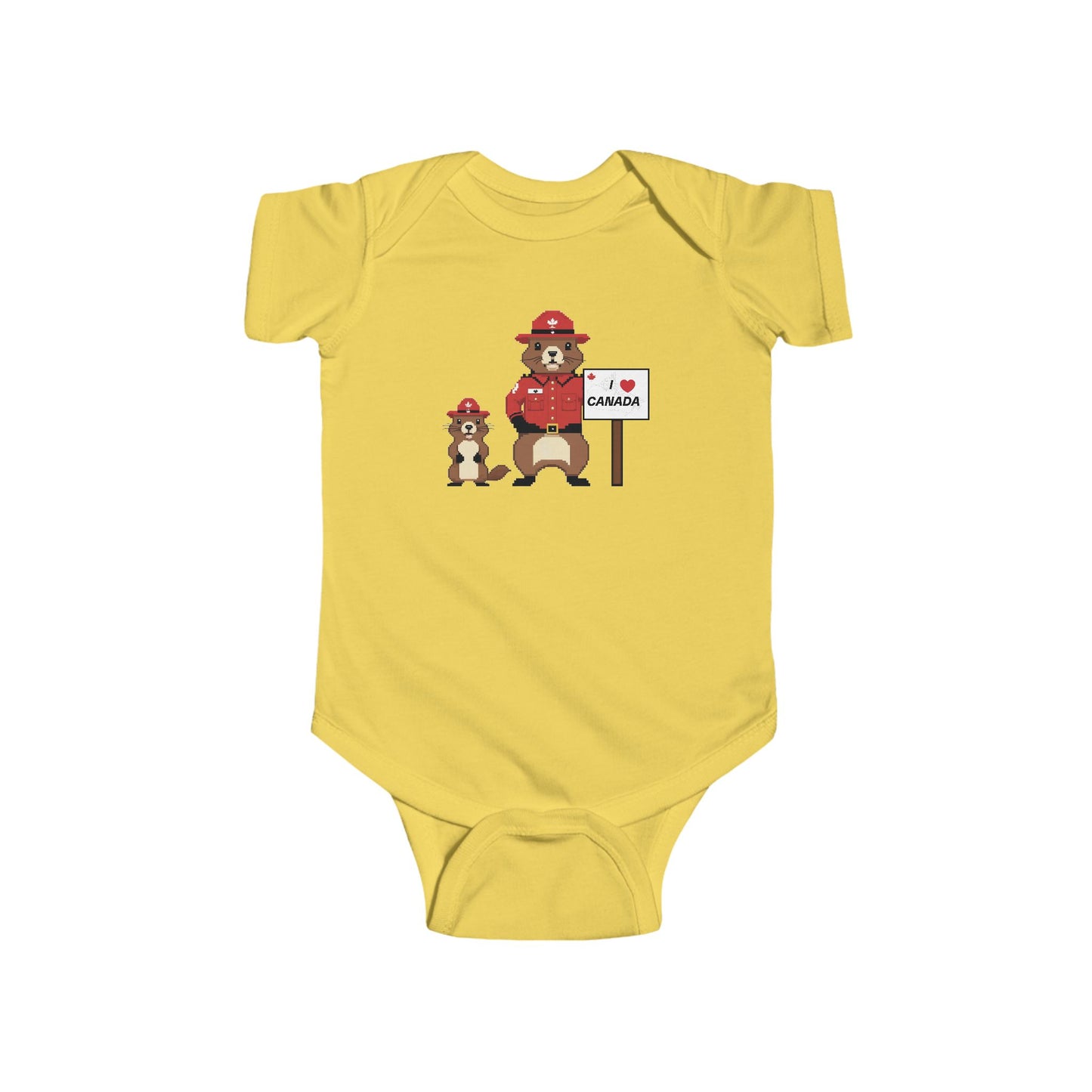 Cute Beaver Baby Onesie