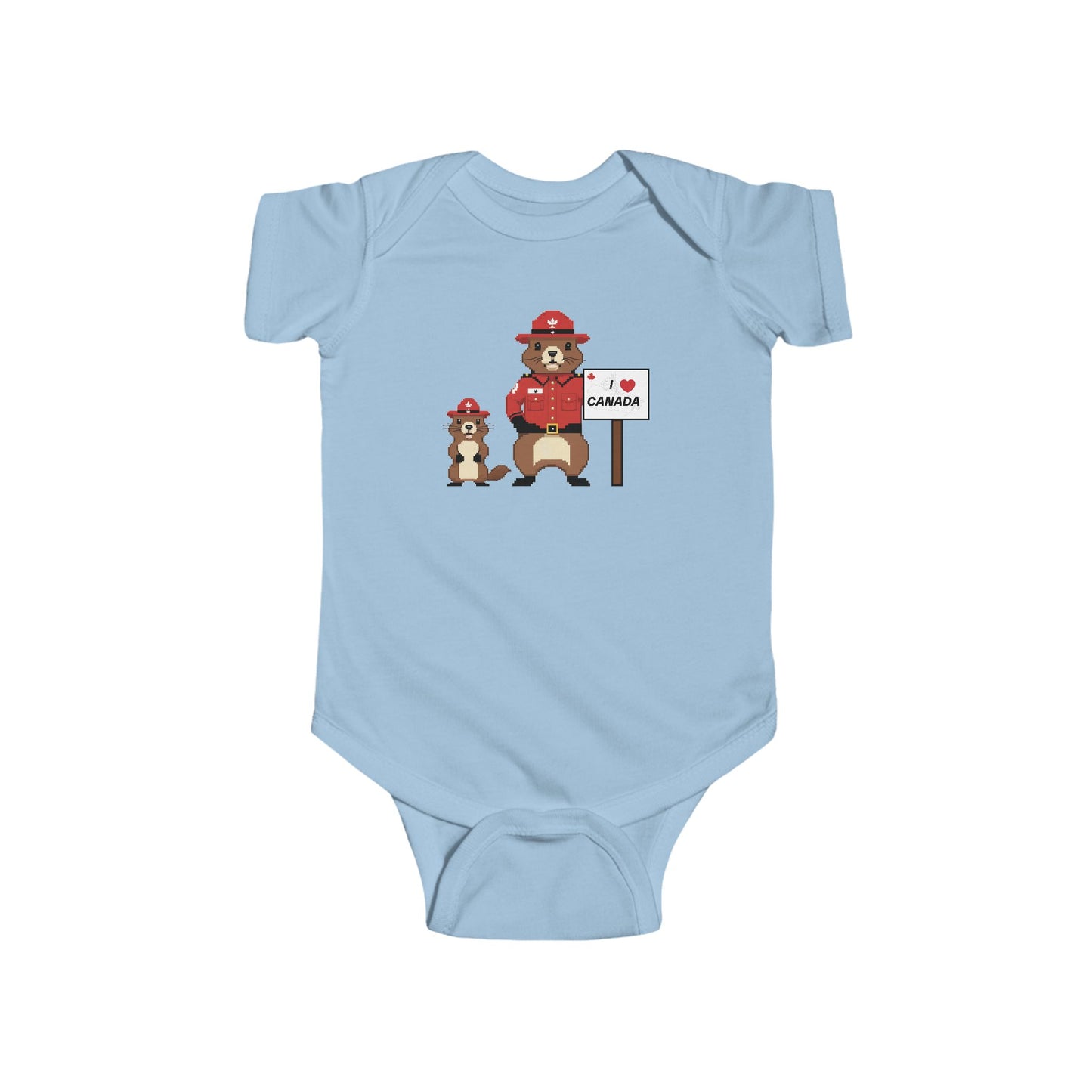 Cute Beaver Baby Onesie