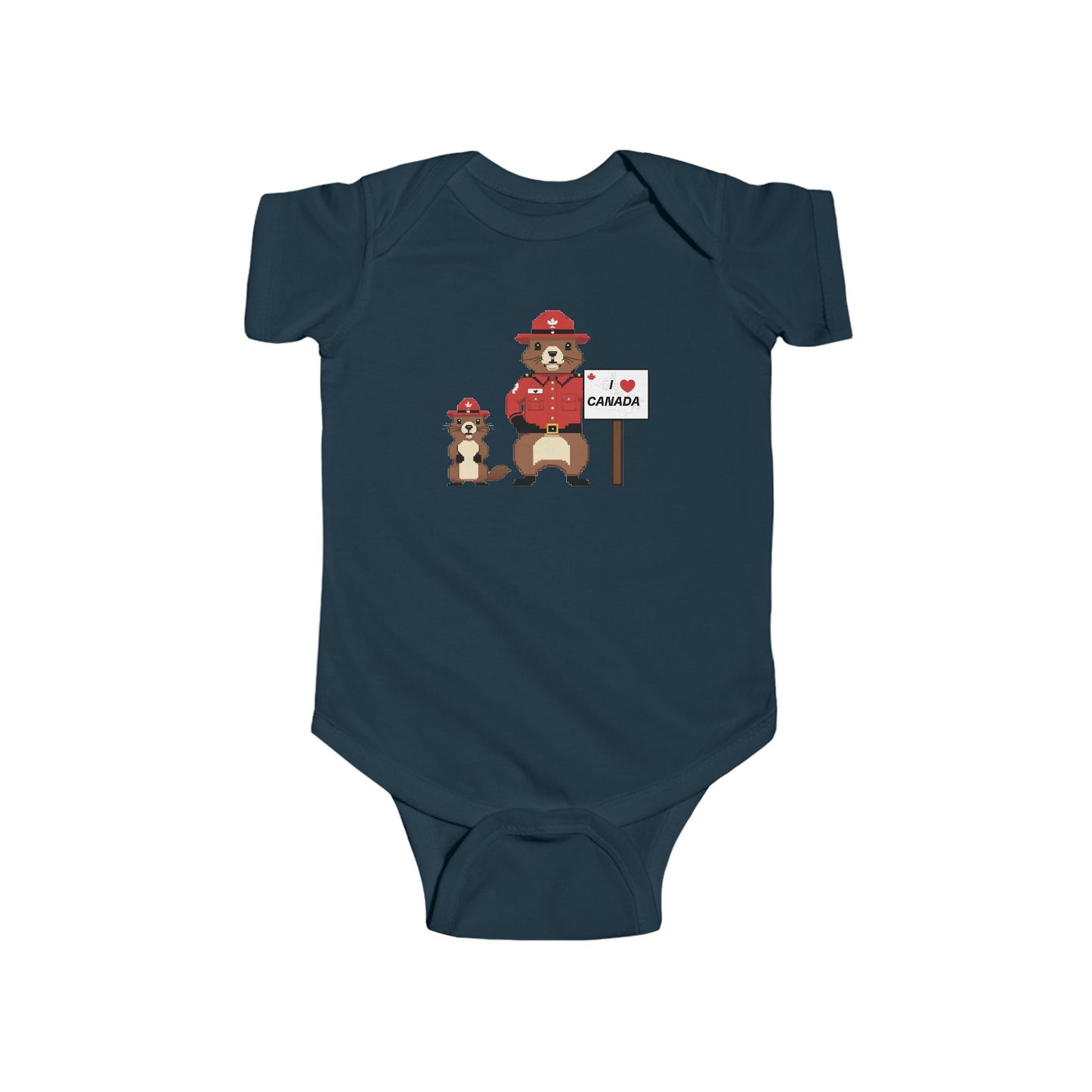 Cute Beaver Baby Onesie