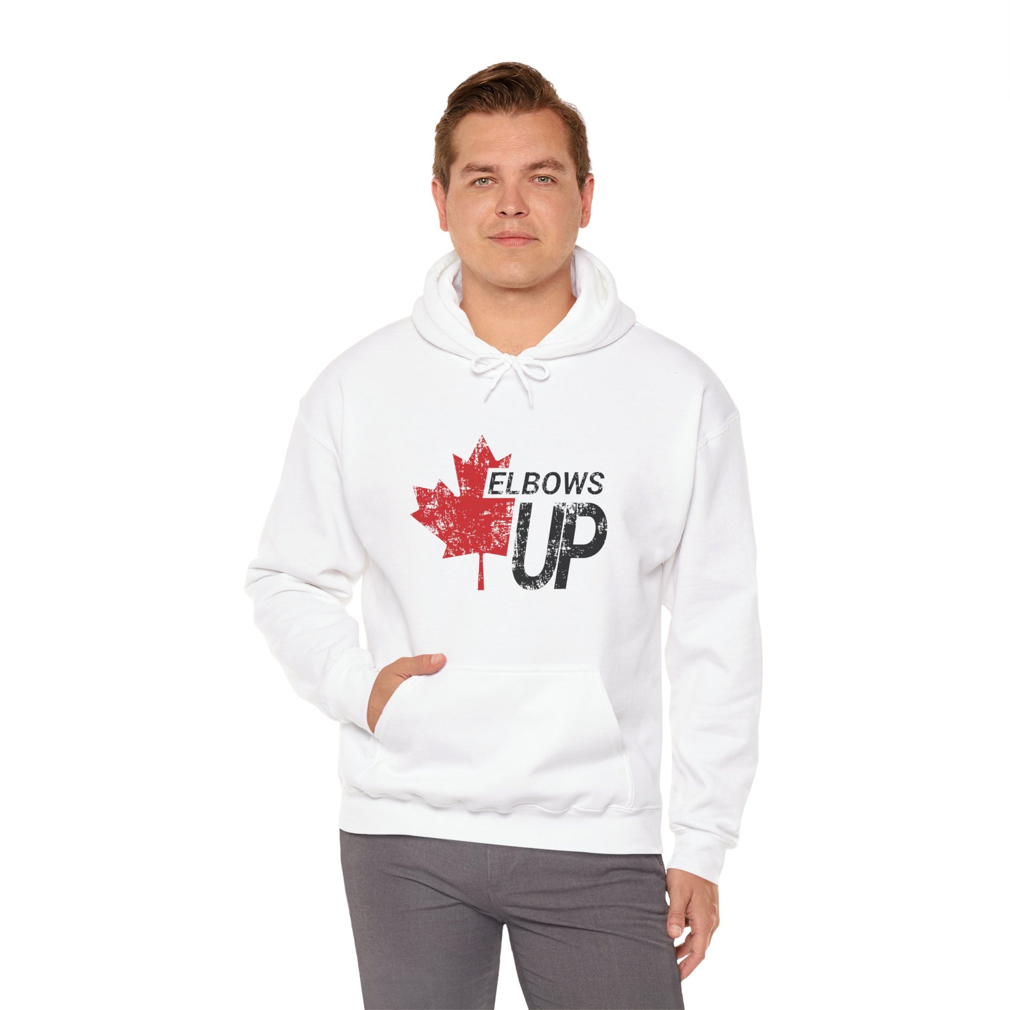 Elbows Up! (Maple Grunge) Hoodie