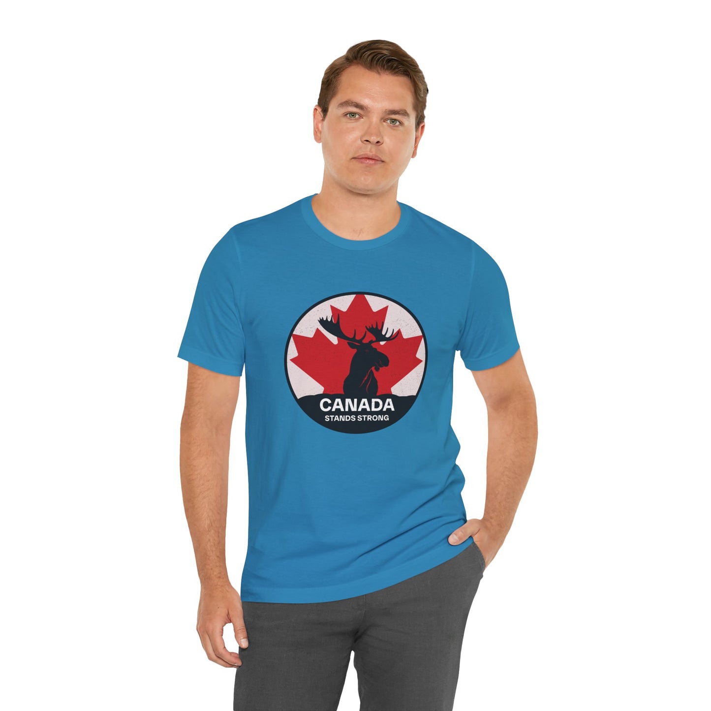 Canada Stands Strong (Moose) T-Shirt | Unisex