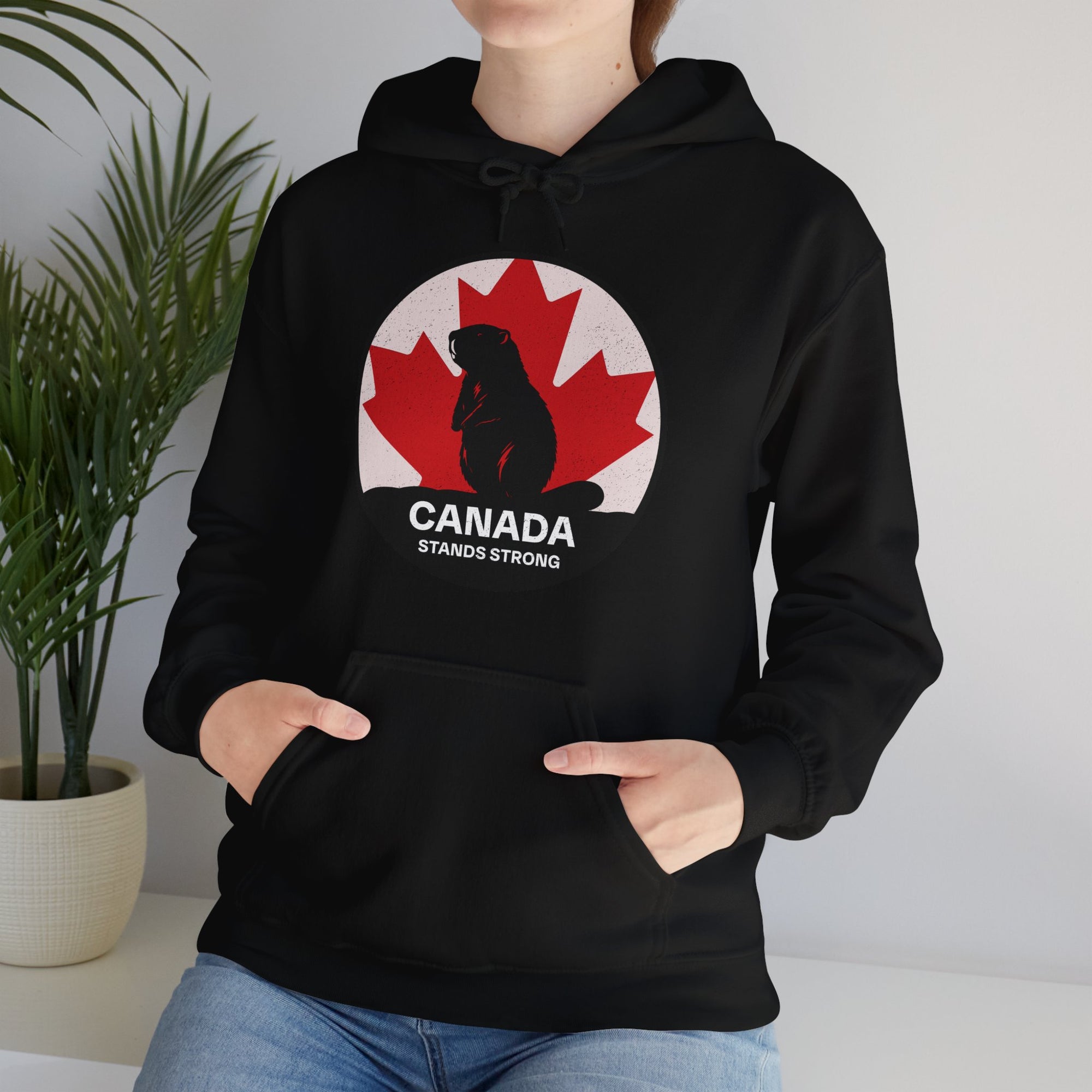 Canada Stands Strong Beaver Hoodie