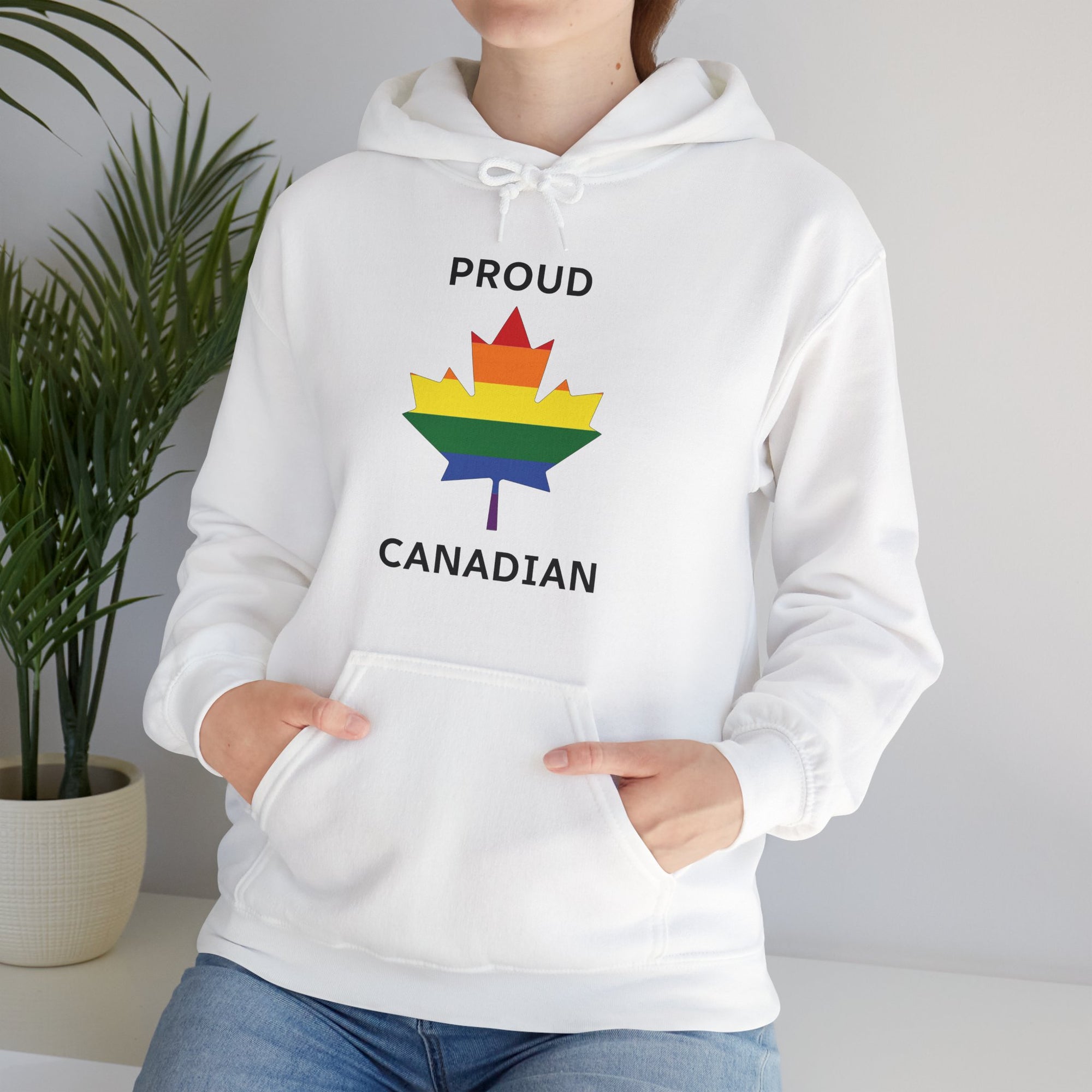 Proud Canadian Maple Leaf Hoodie