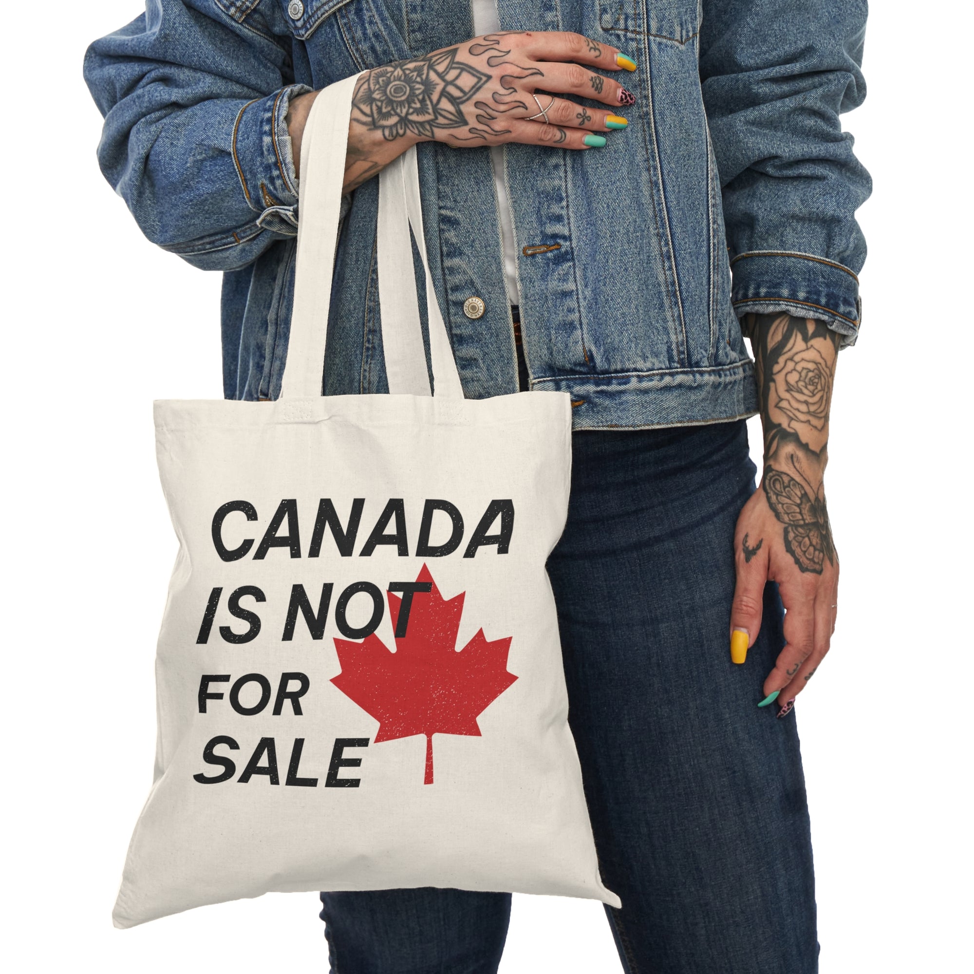 Canada is not for Sale Tote Bag