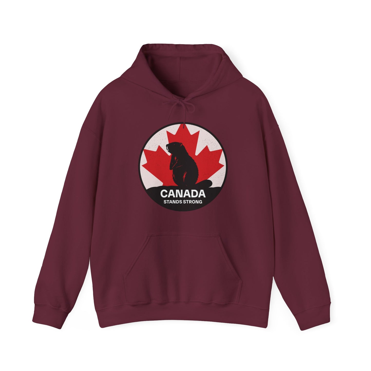 Canada Stands Strong Beaver Hoodie | Unisex