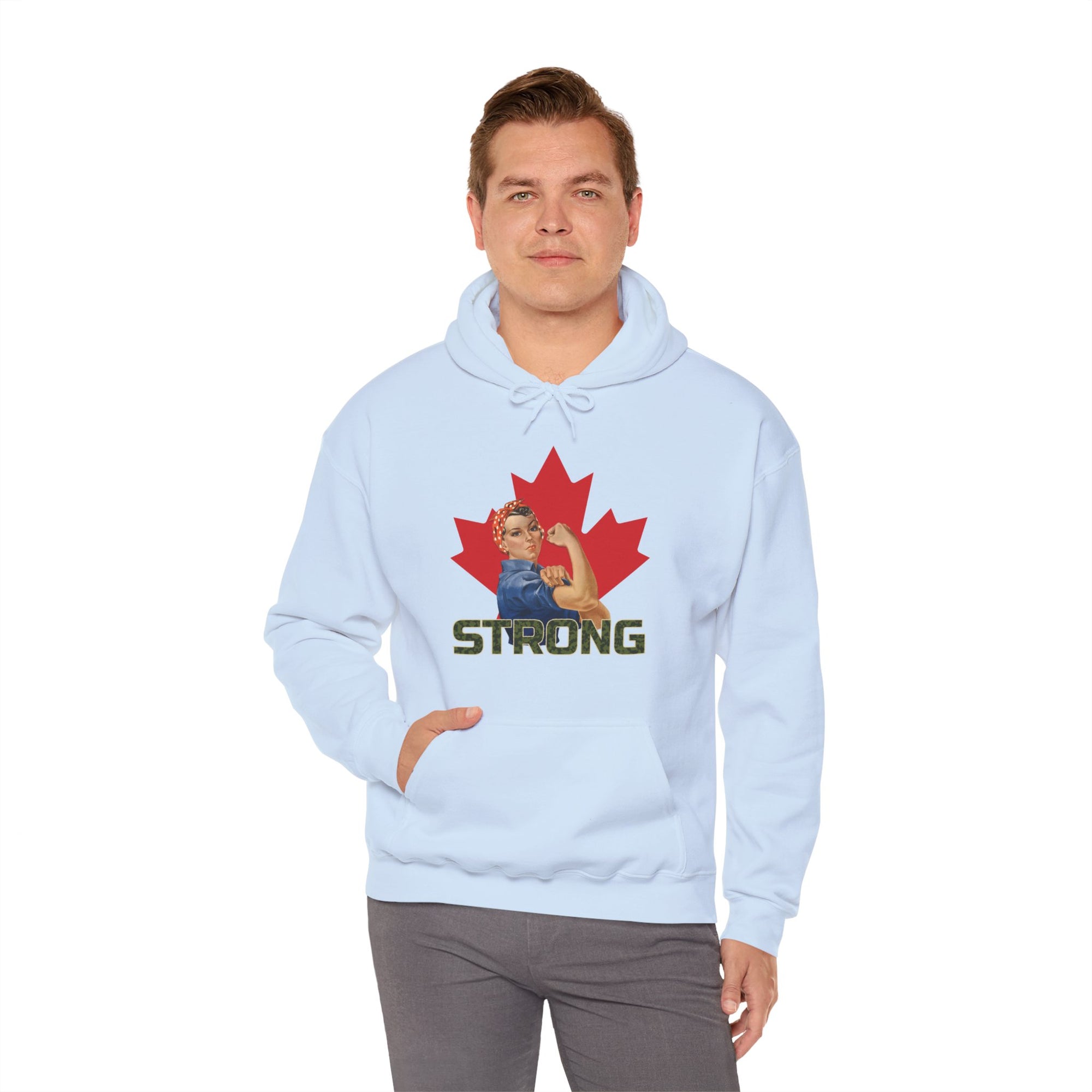 Canada Strong Woman Hoodie