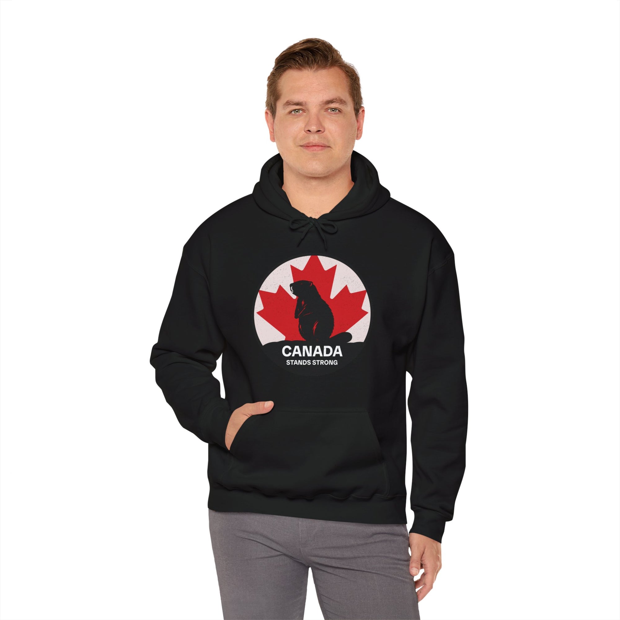 Canada Stands Strong Beaver Hoodie