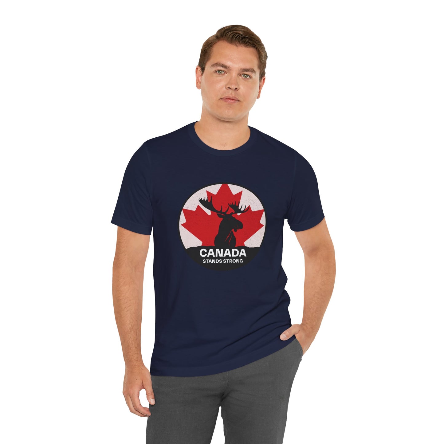 Canada Stands Strong (Moose) T-Shirt | Unisex