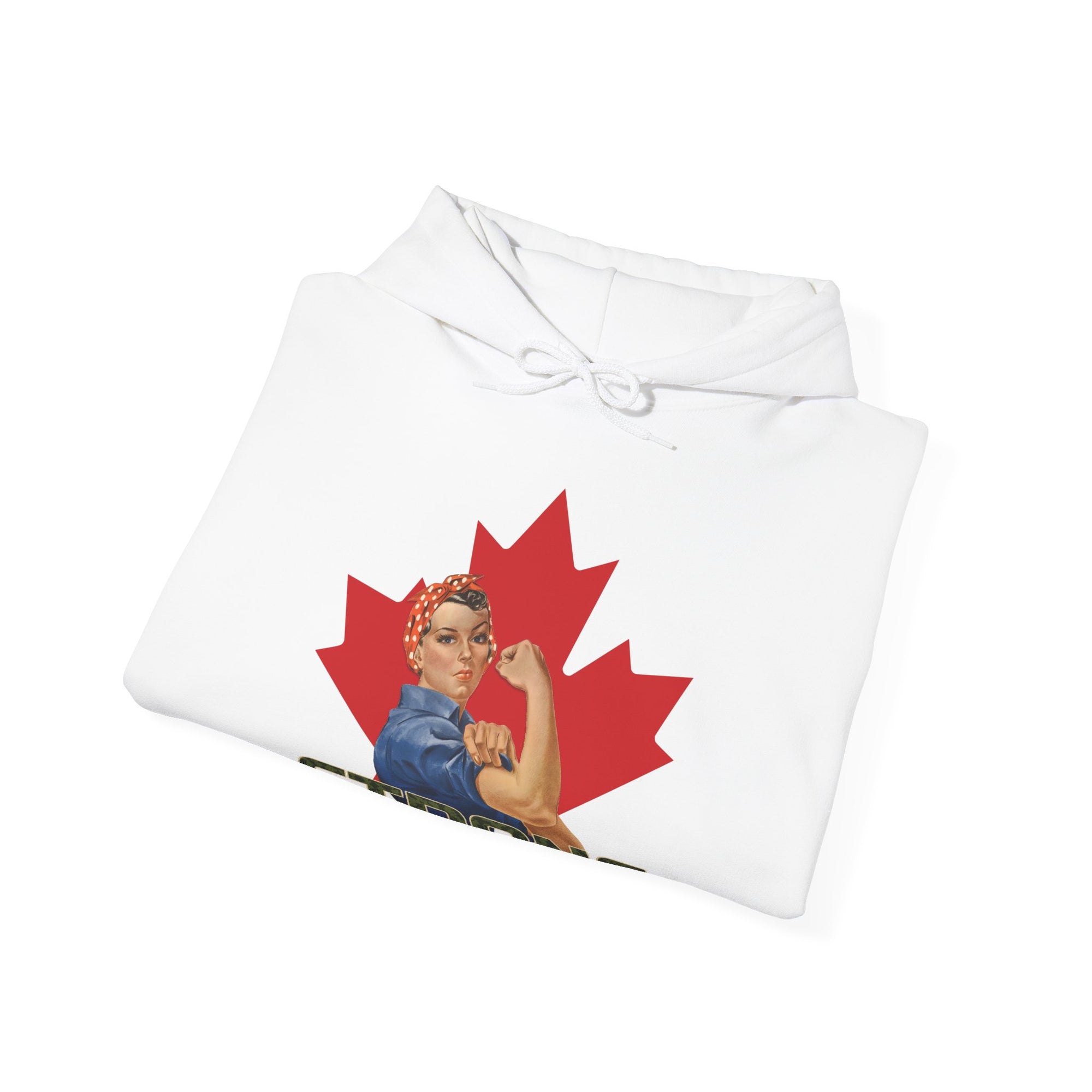 Canada Strong Woman Hoodie