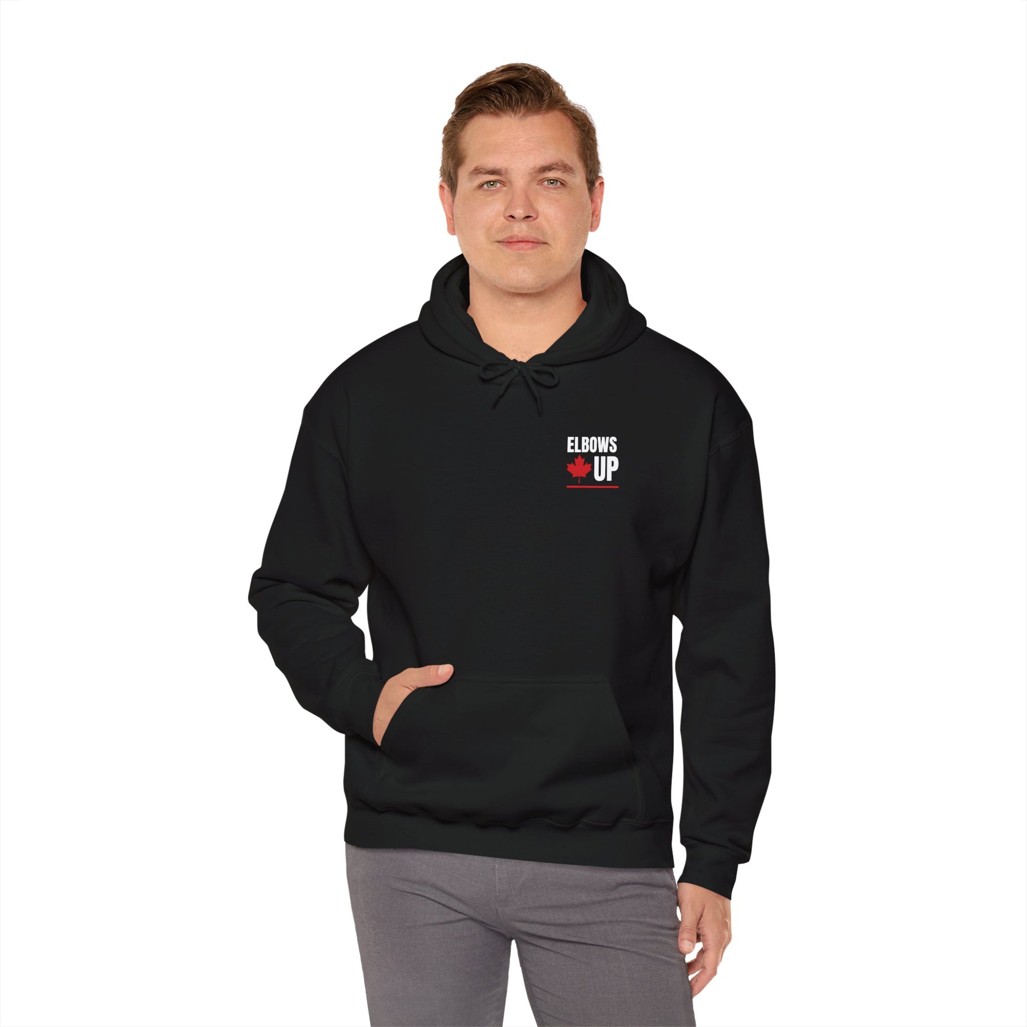 Elbows Up! (Badge) Hoodie