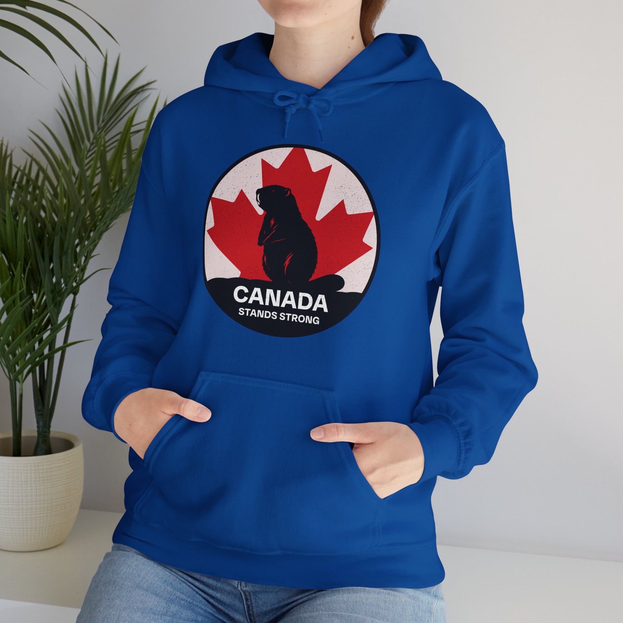 Canada Stands Strong Beaver Hoodie